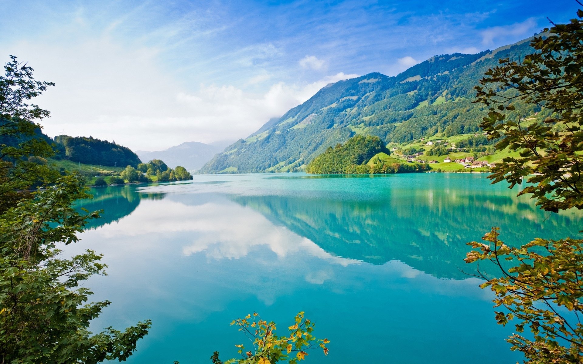 春意盎然,山水相连