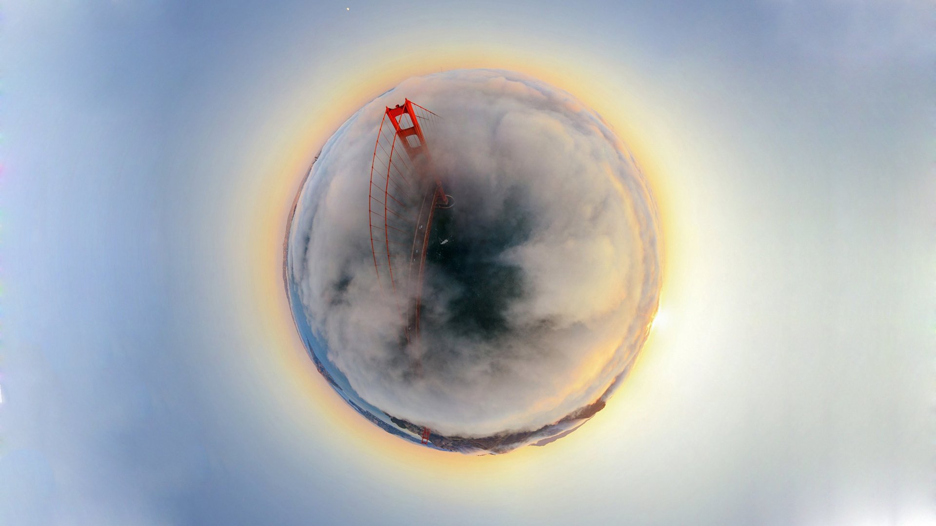 炫酷,地球,金门大桥