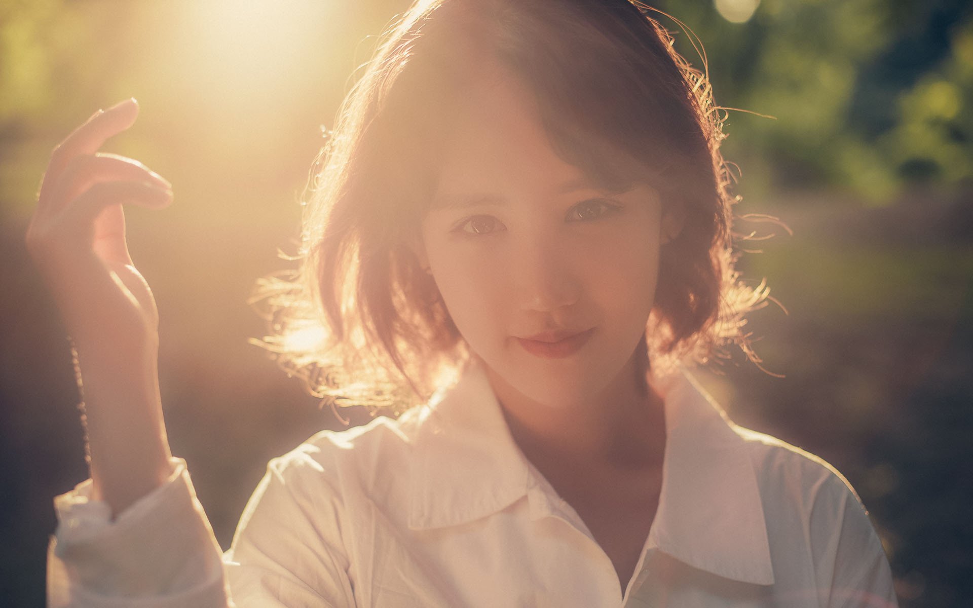 清纯,户外,阳光,美女