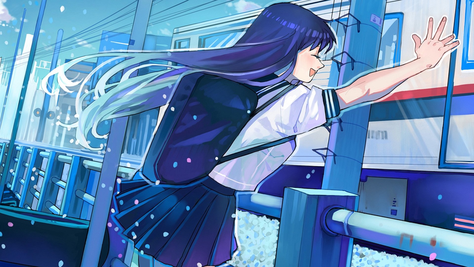 动漫,日本动漫,美女学生