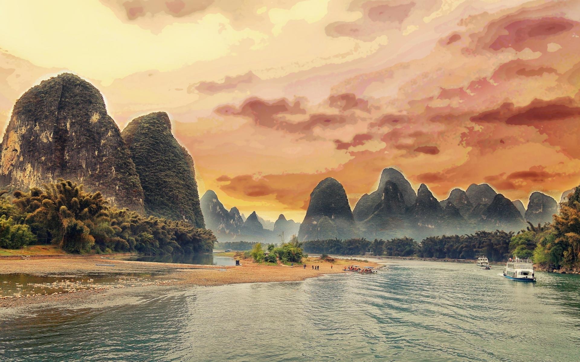 旅游胜地,广西桂林漓江