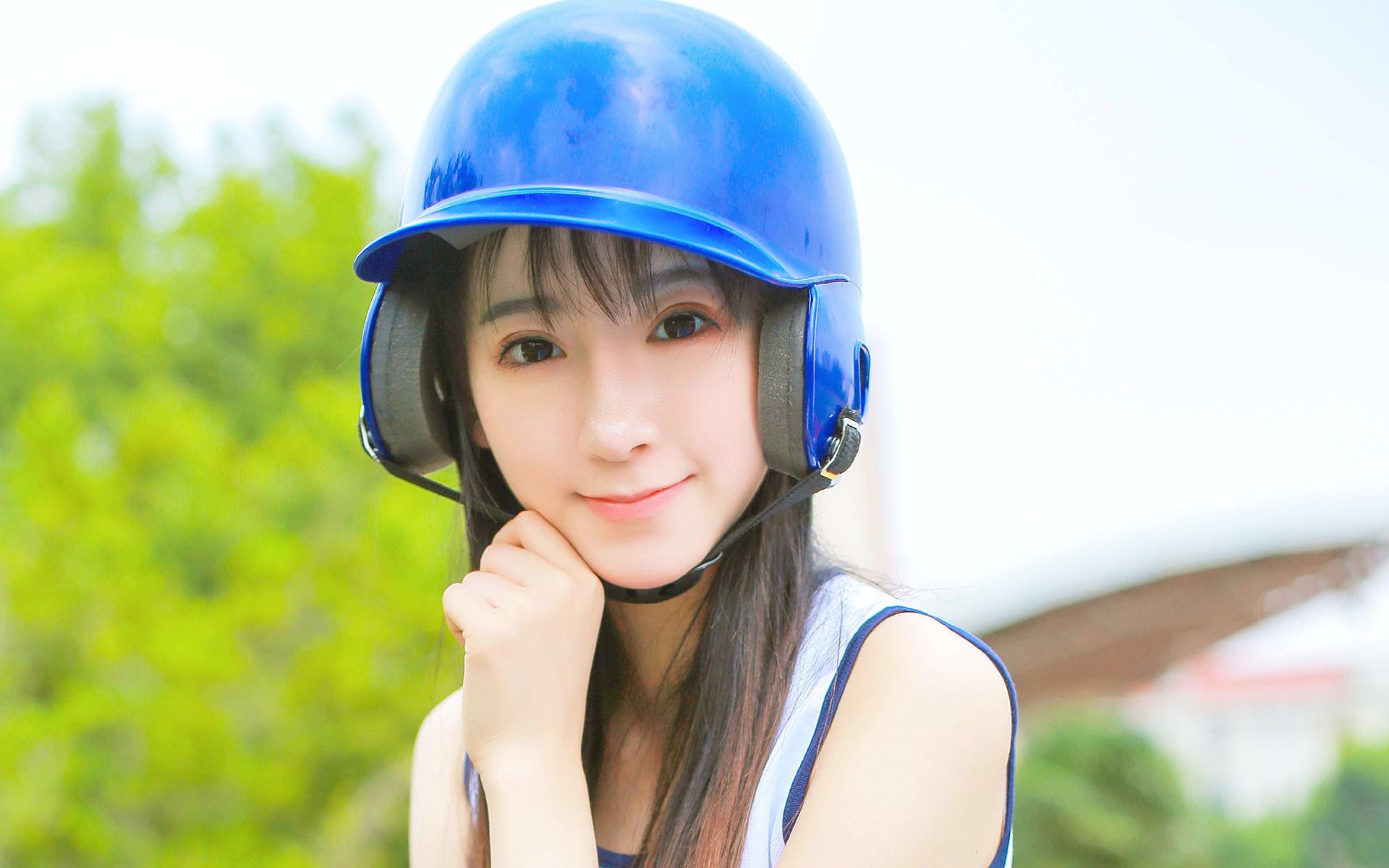 清纯,运动美女,户外