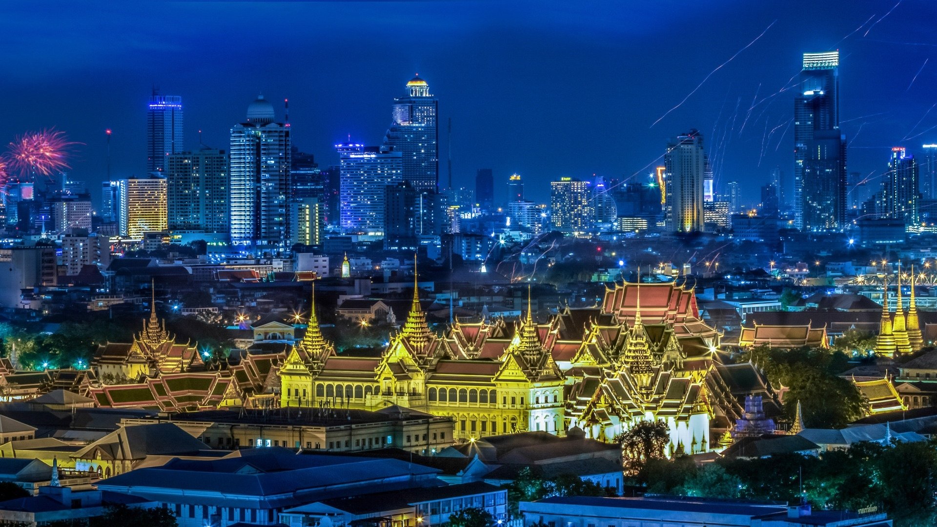 城市夜景,曼谷夜景
