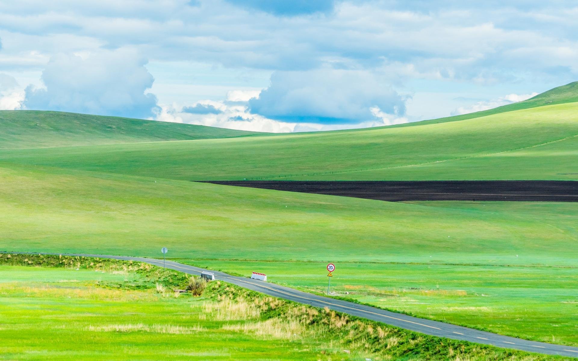 旅游胜地,内蒙古呼伦贝尔草原