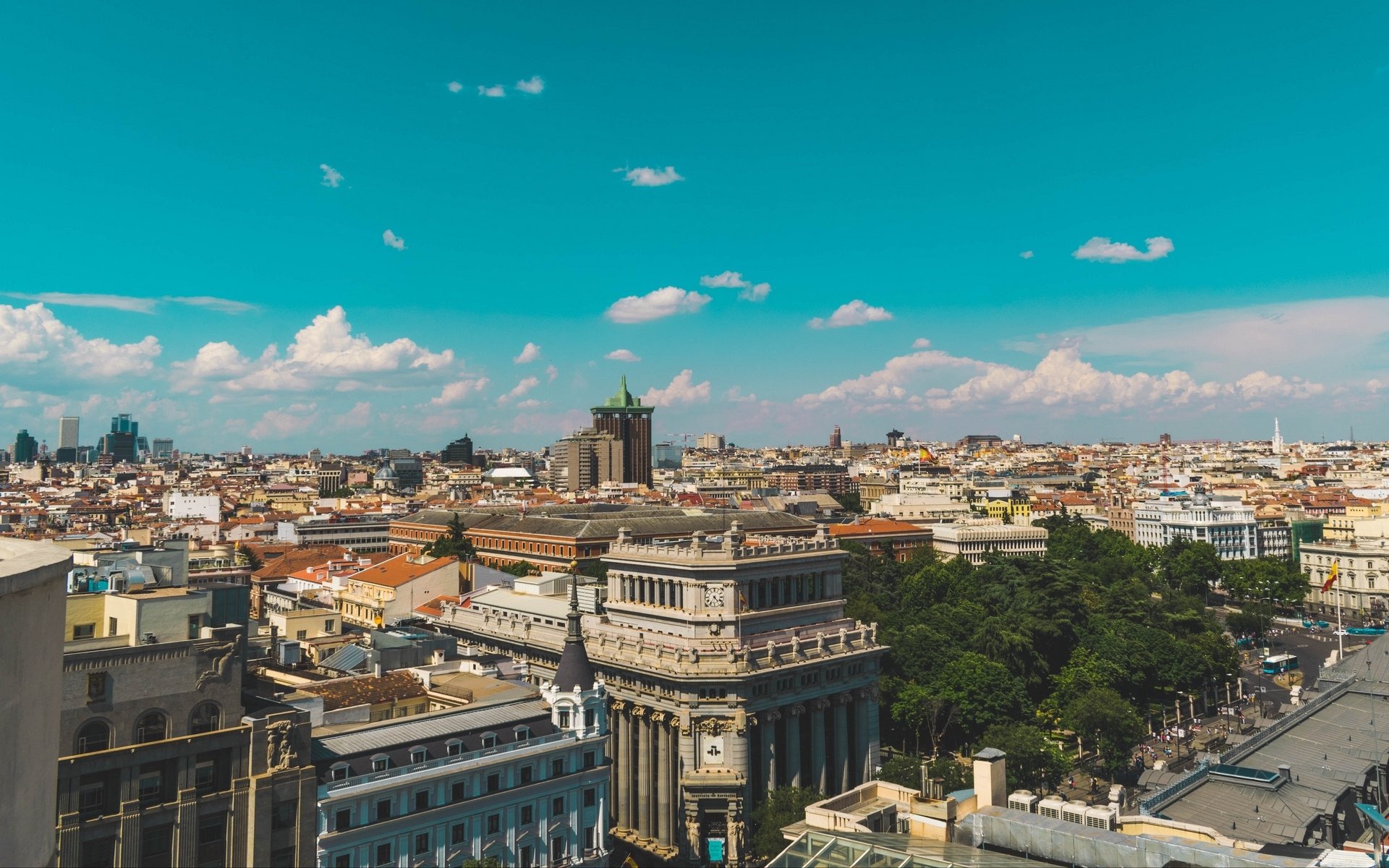 城市夜景,欧式城市建筑