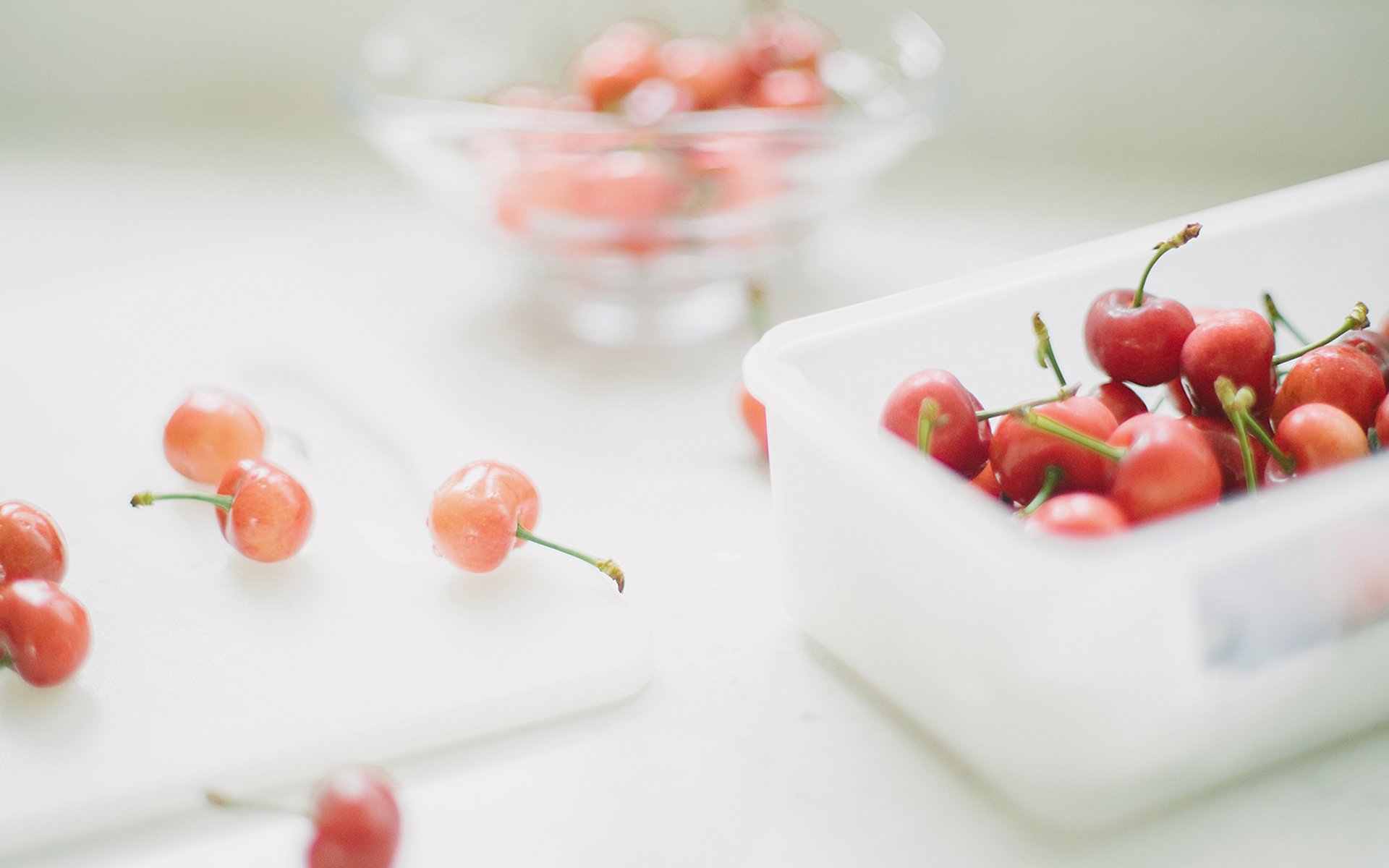 静物写真,文艺小清新,樱桃