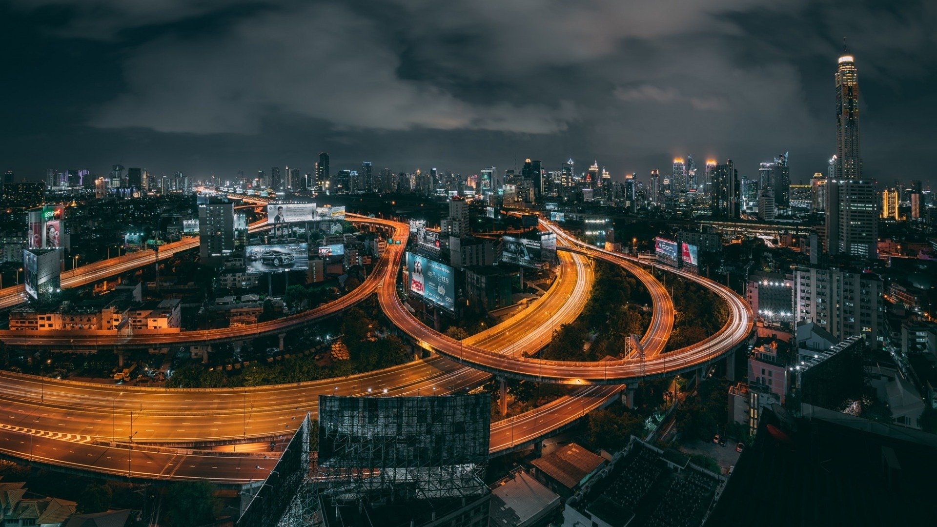 城市夜景,曼谷夜景