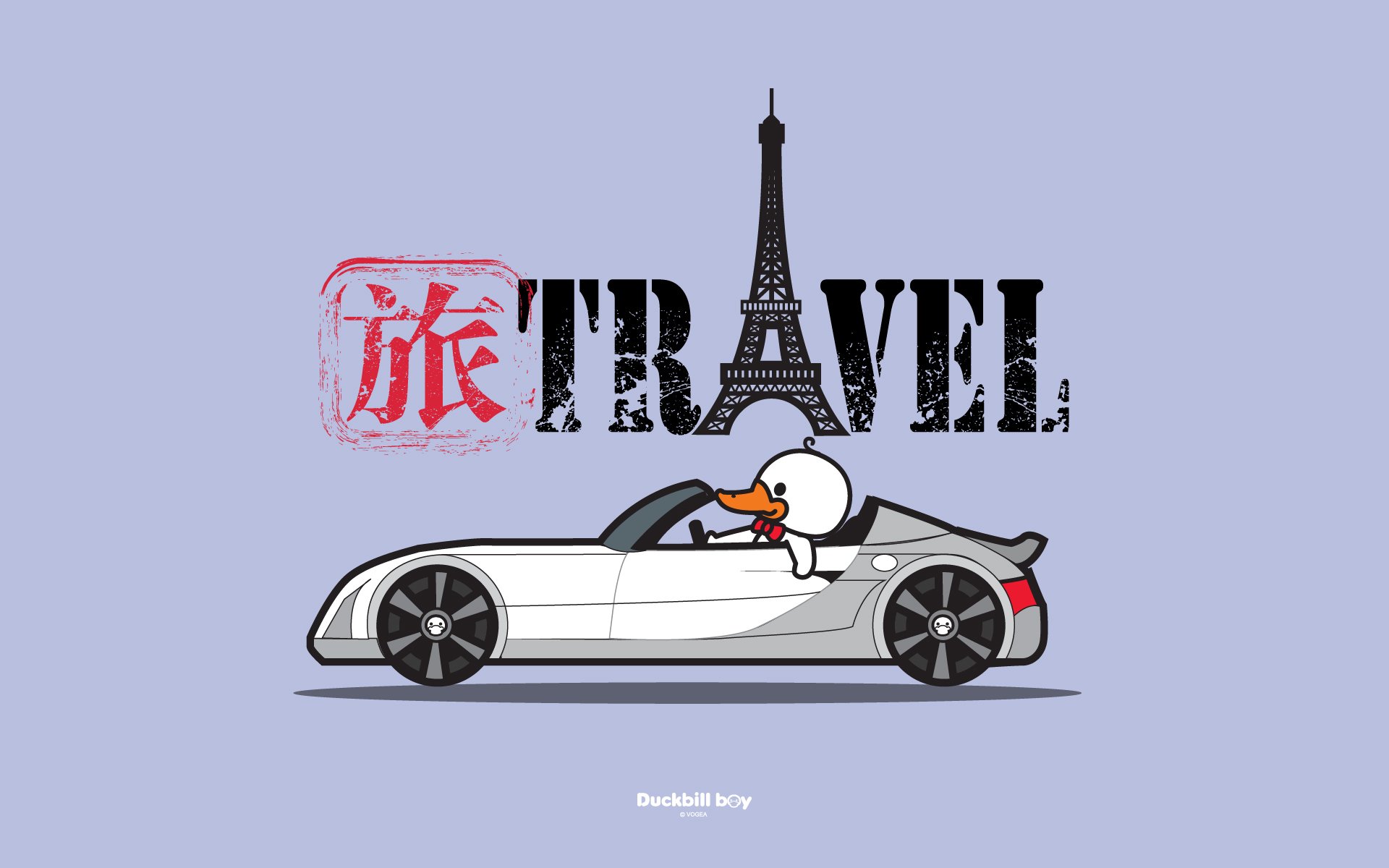 卡通,鸭嘴兽男孩