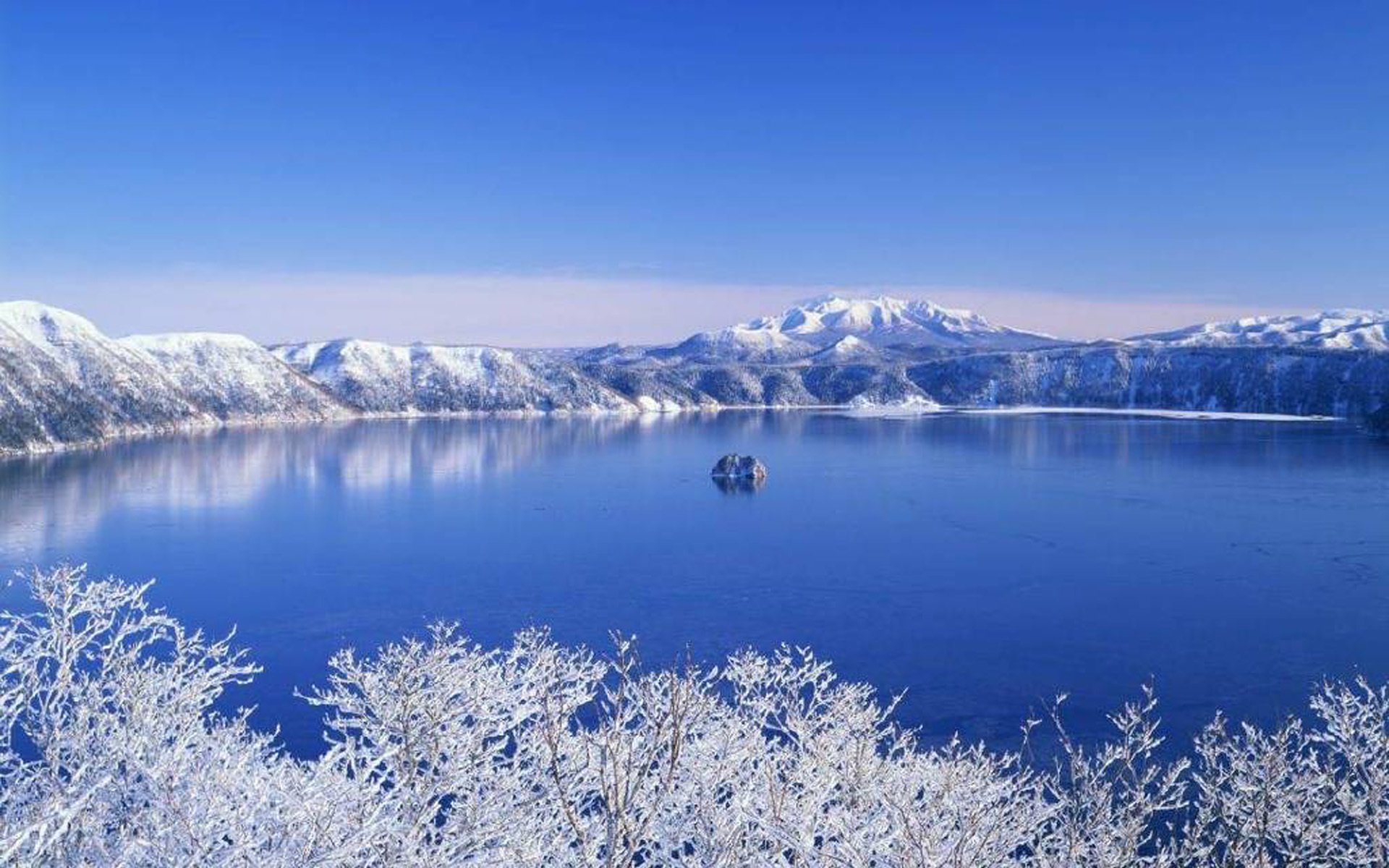 自然风光,日本摩周湖