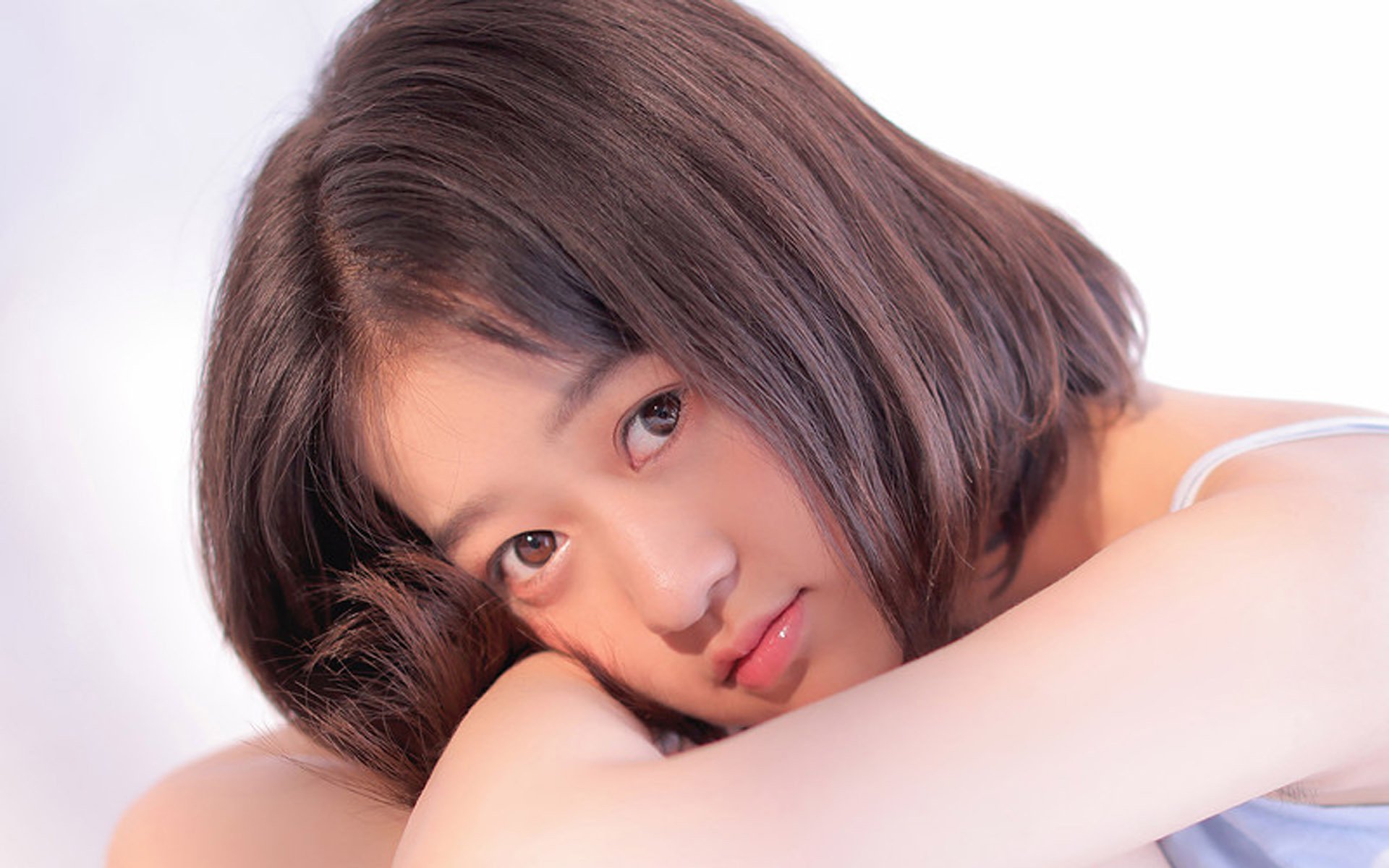 清纯,清新白嫩美少女