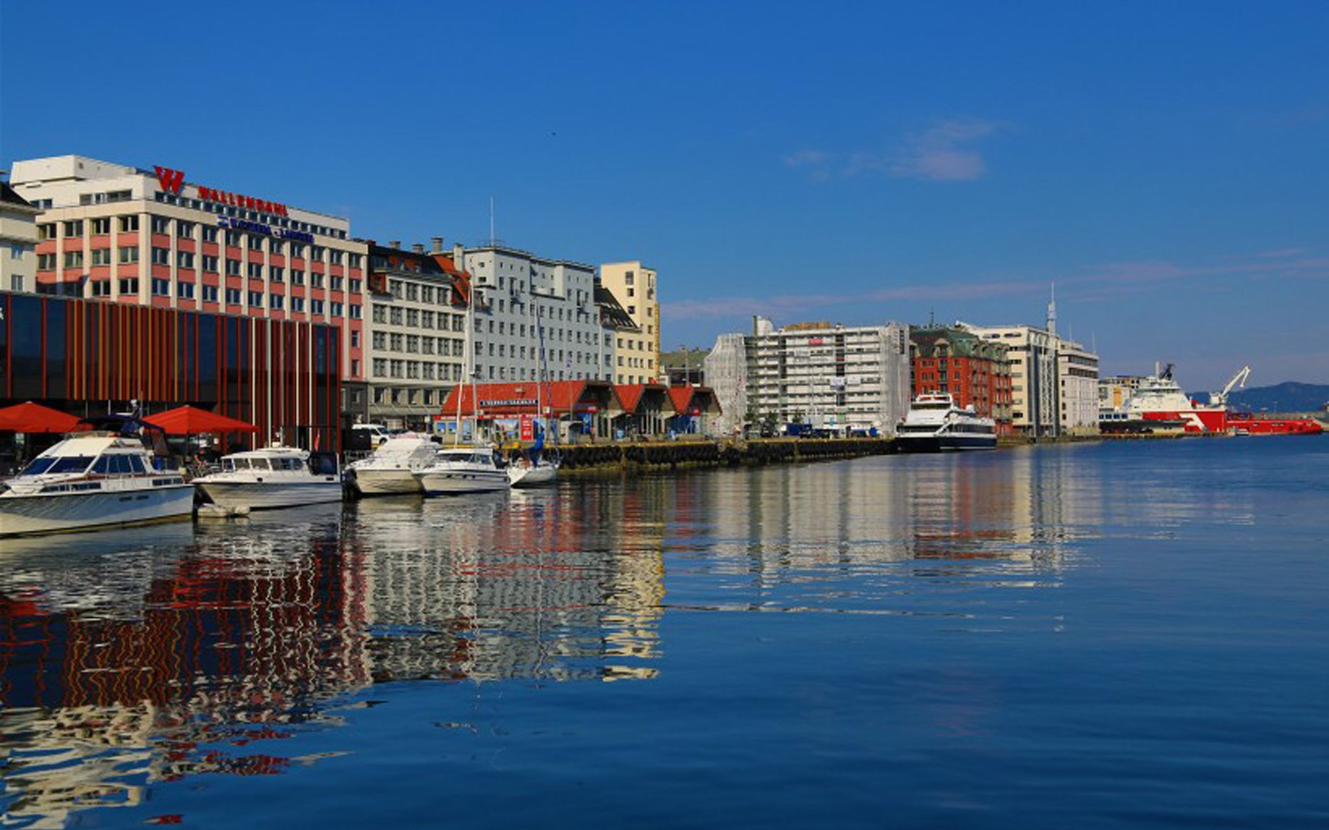 自然风光,美丽的海滨城市