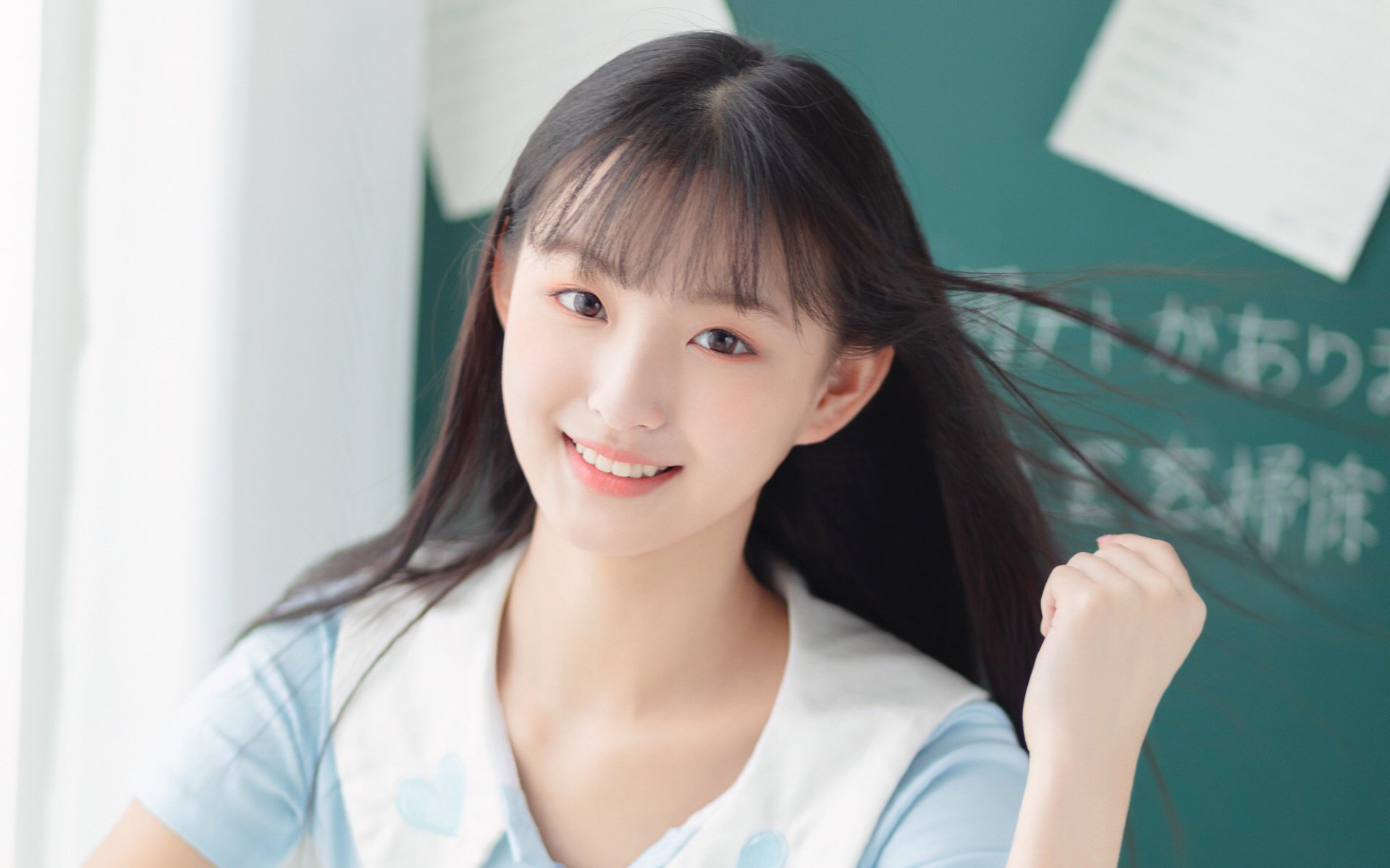 清纯,日系小清新美女,甜美