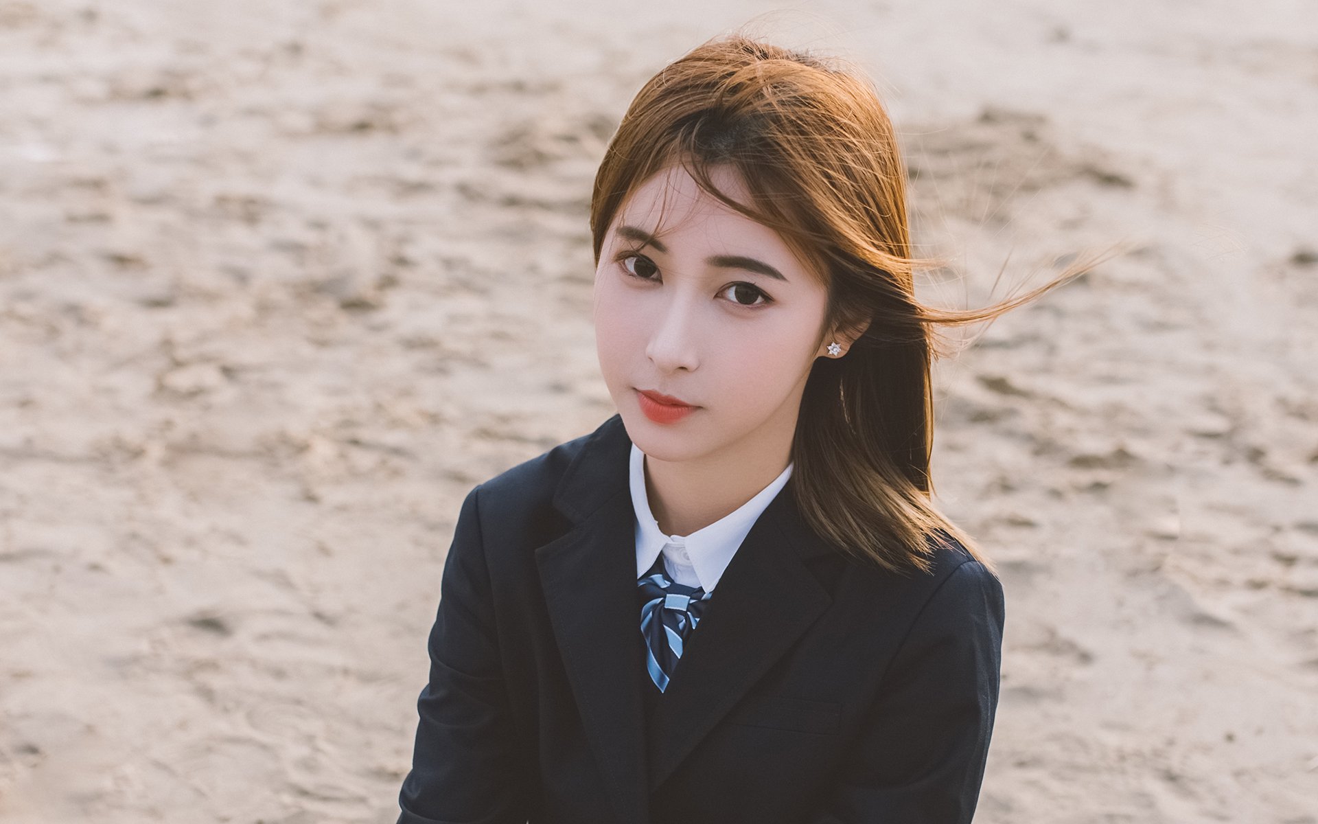 清纯,超甜美制服少女