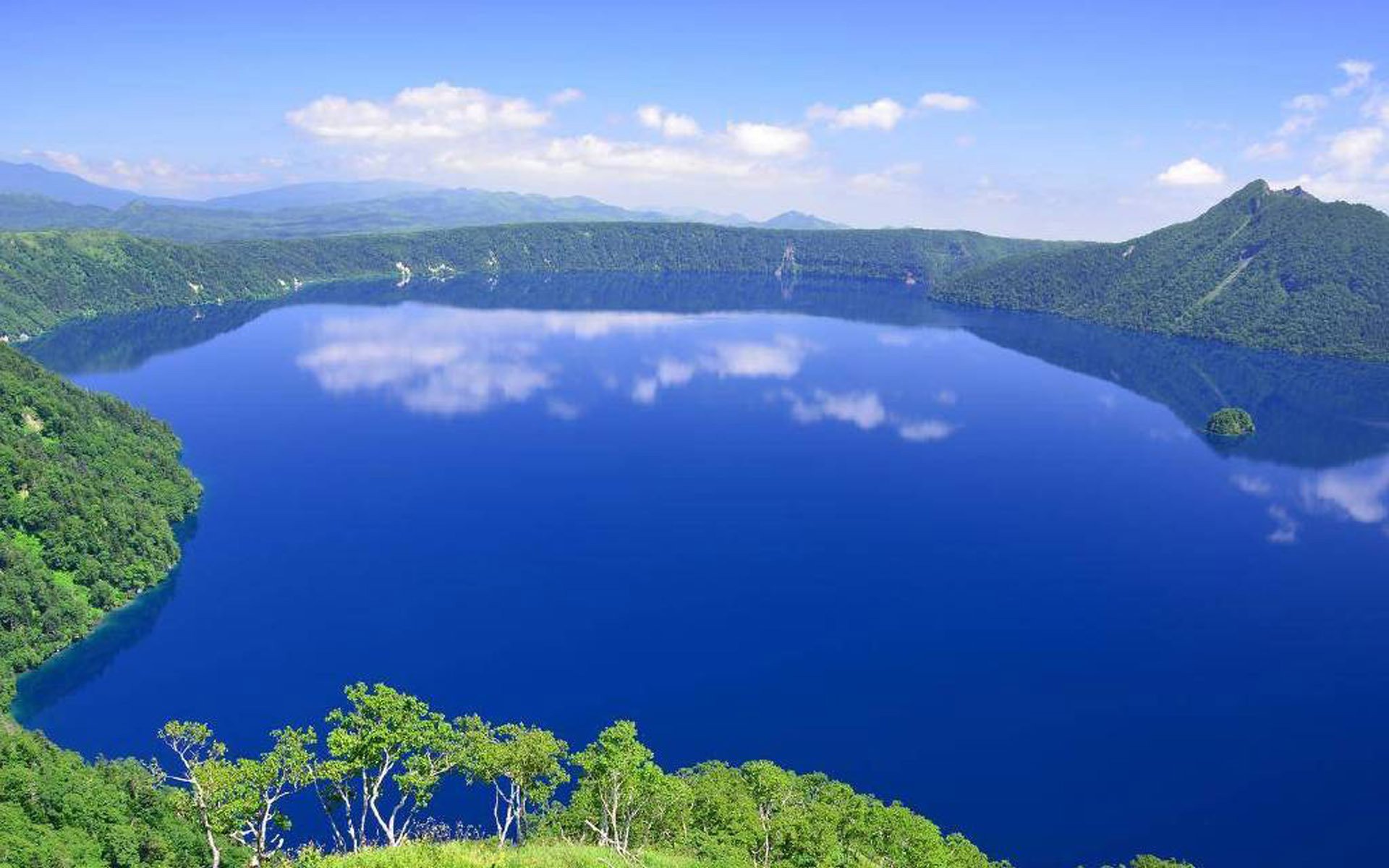 自然风光,日本摩周湖