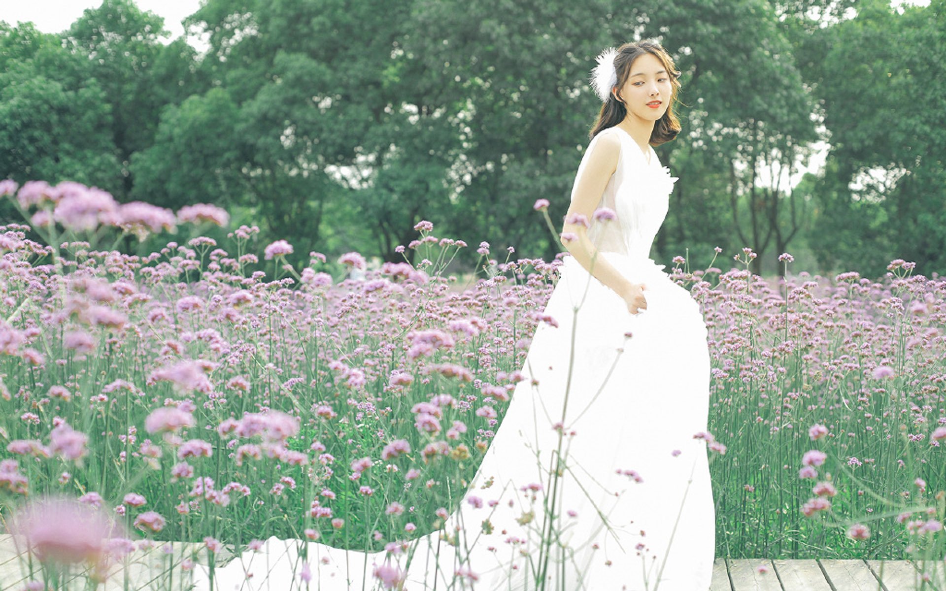 清纯,婚纱美女写真