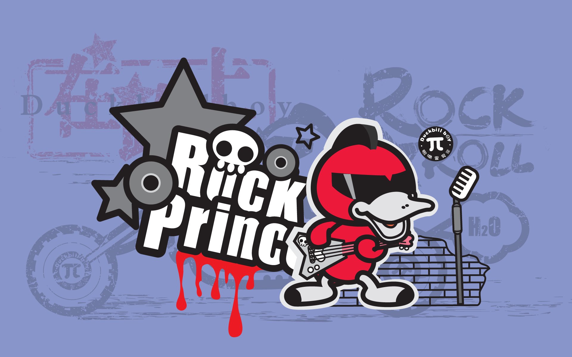 卡通,鸭嘴兽男孩