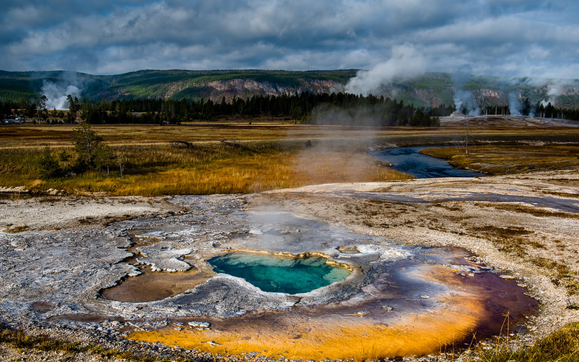 自然风光,美国黄石公园
