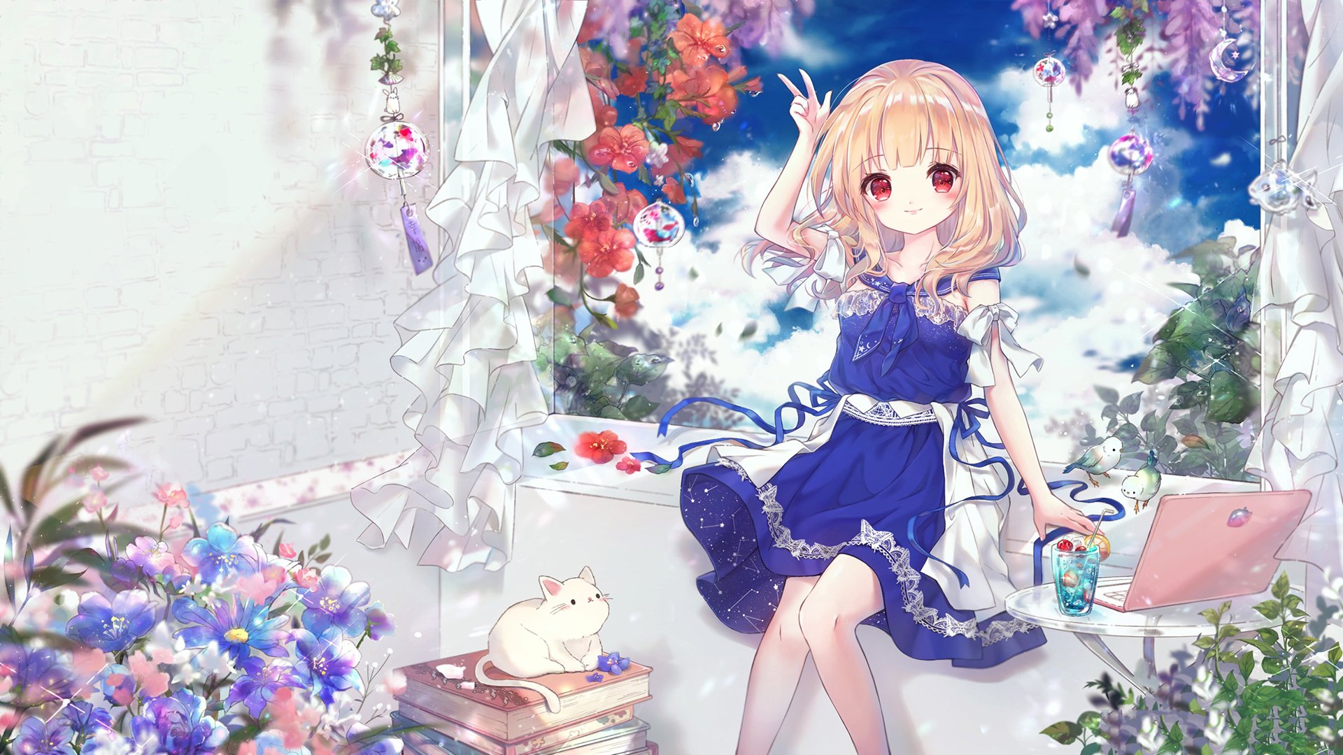 动漫,同人手绘动漫美女