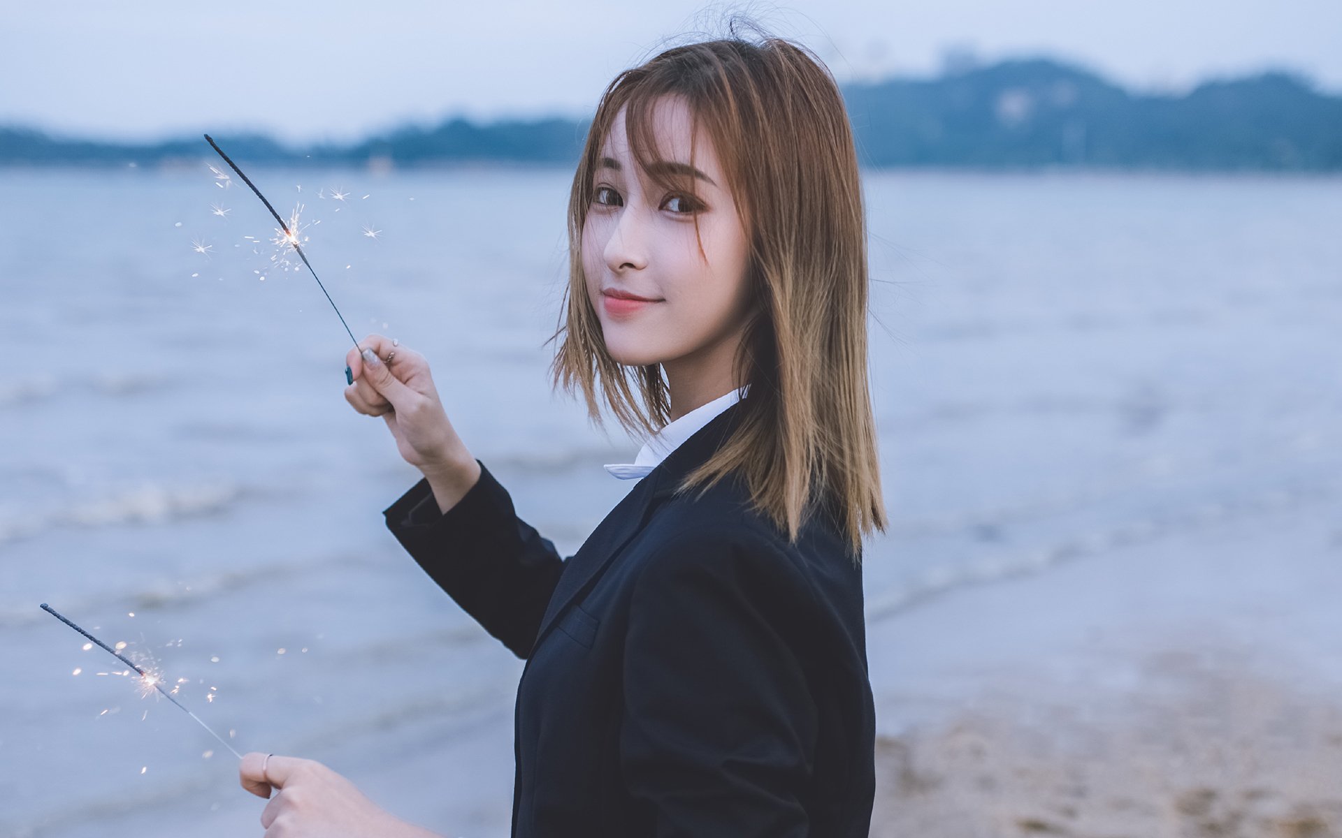 清纯,超甜美制服少女