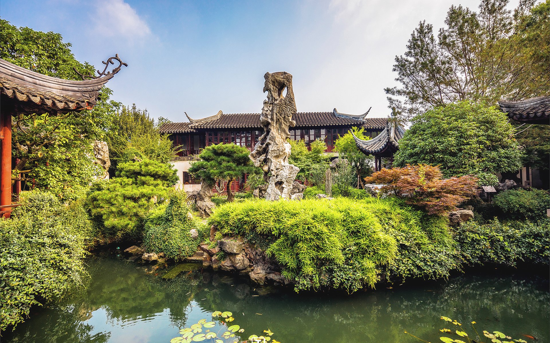 春意盎然,夏日留园风光