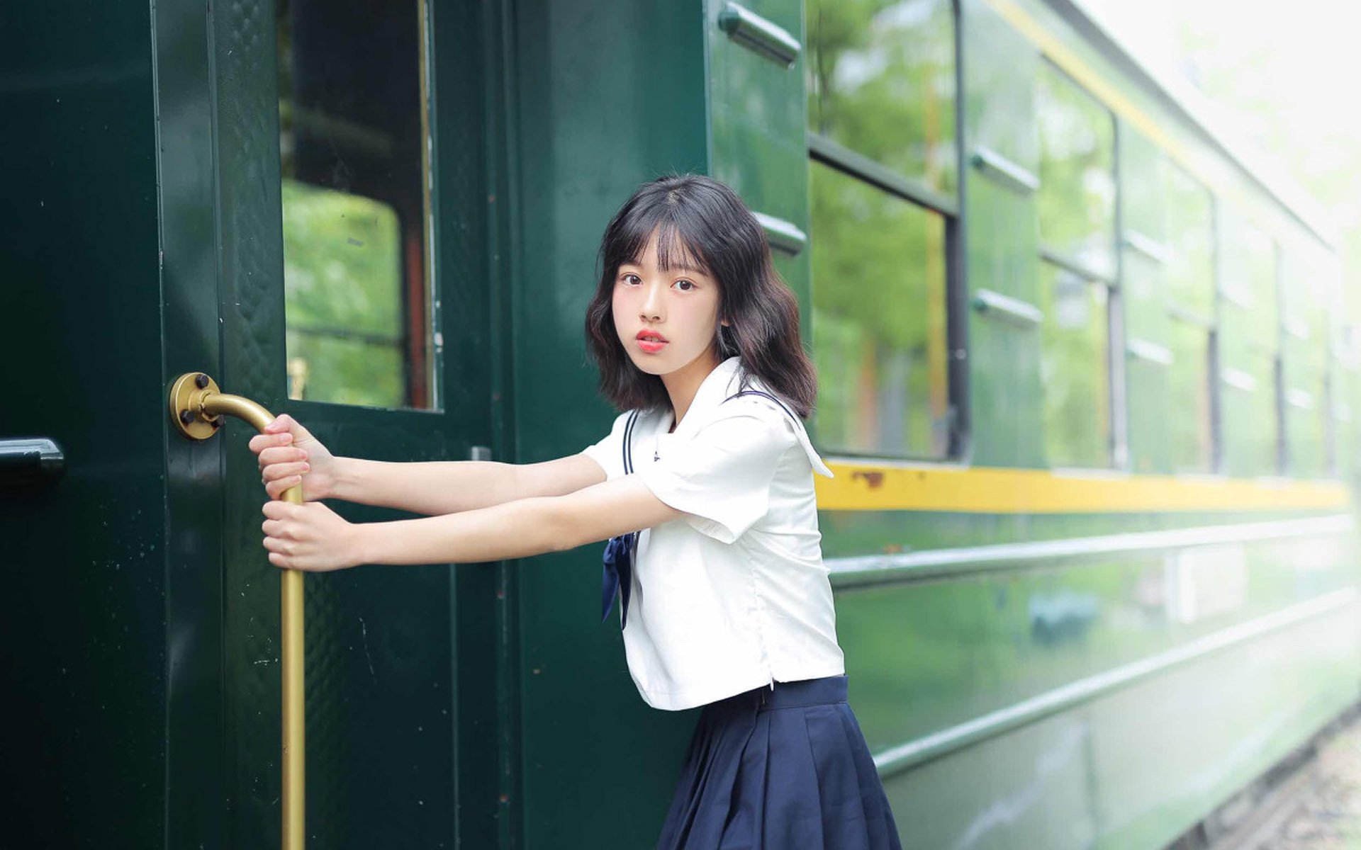 清纯,日系美少女JK制服写真