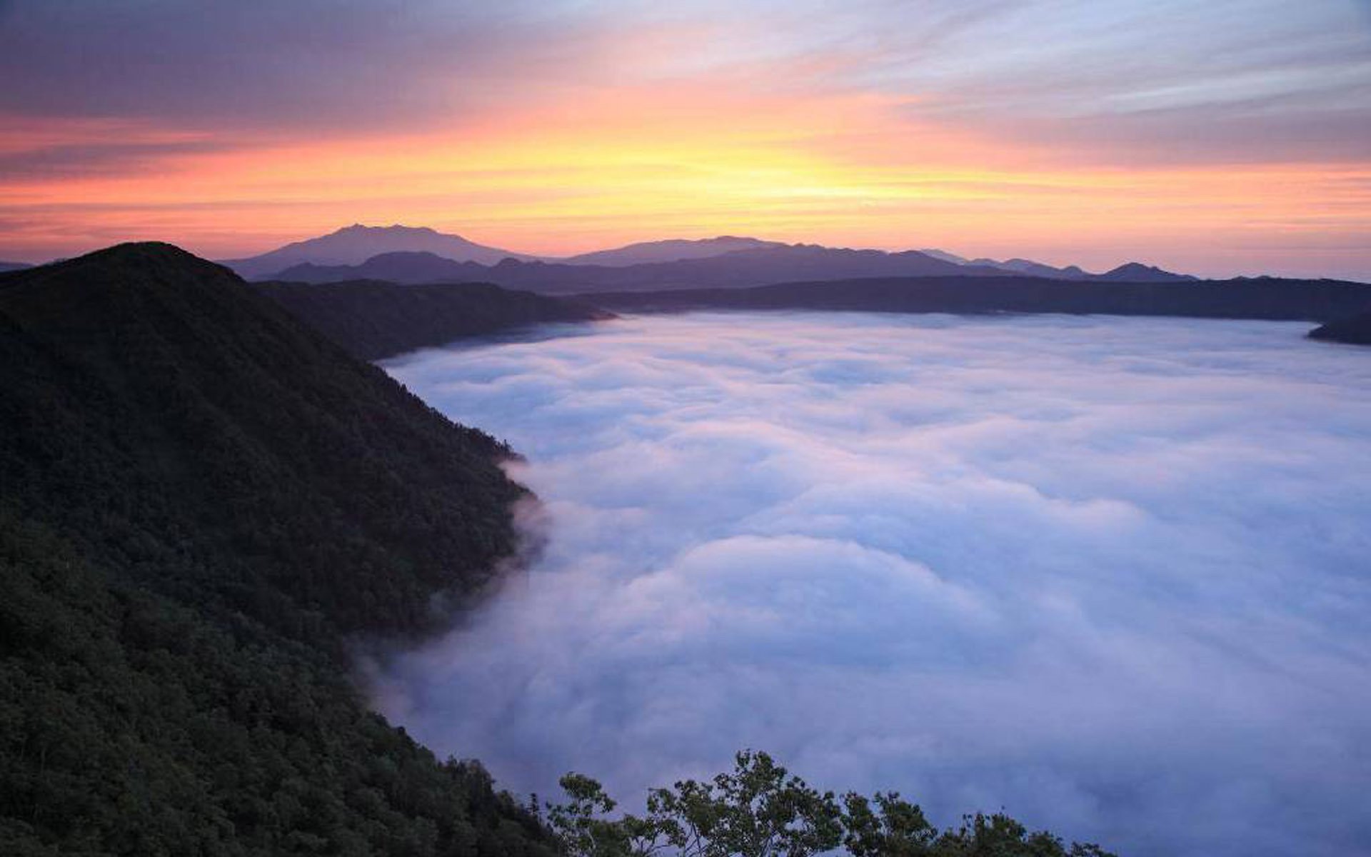 自然风光,日本摩周湖