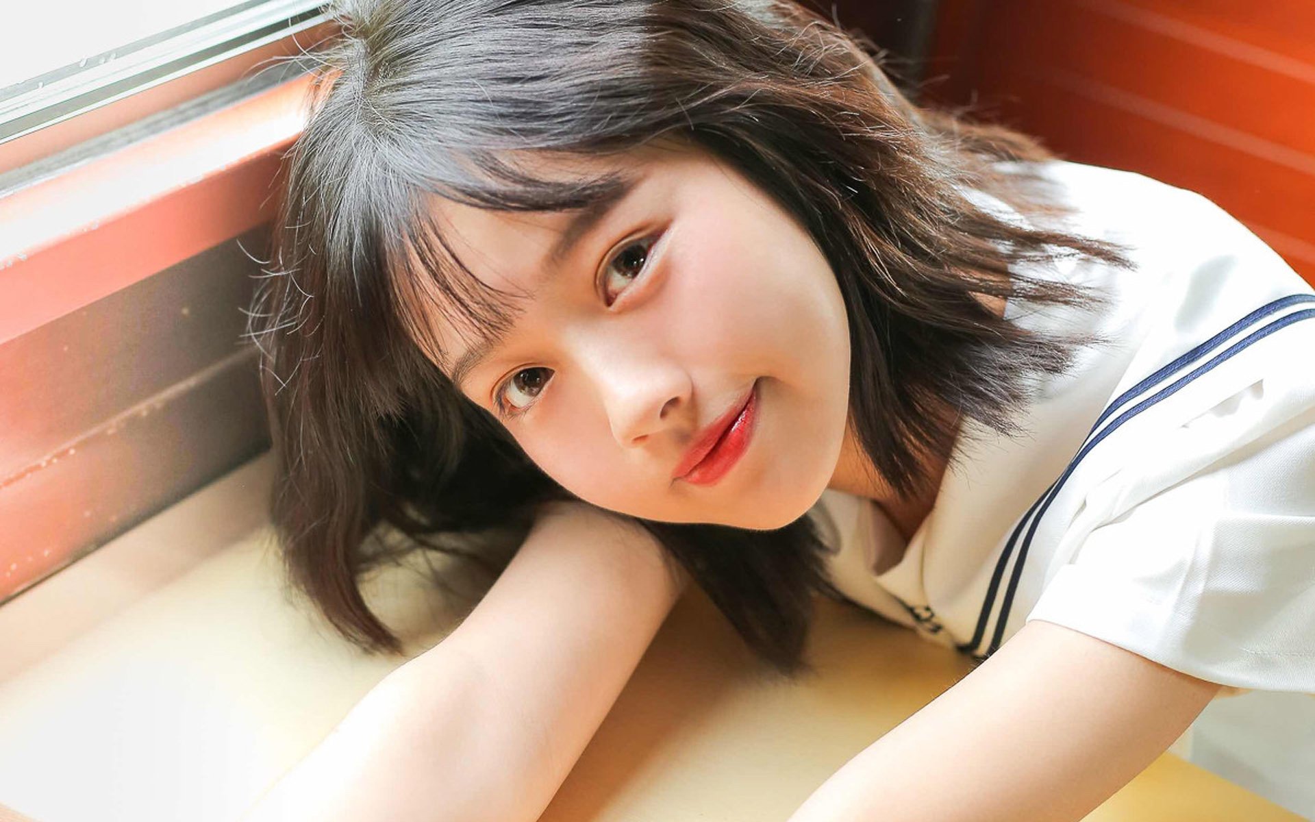 清纯,日系美少女JK制服写真