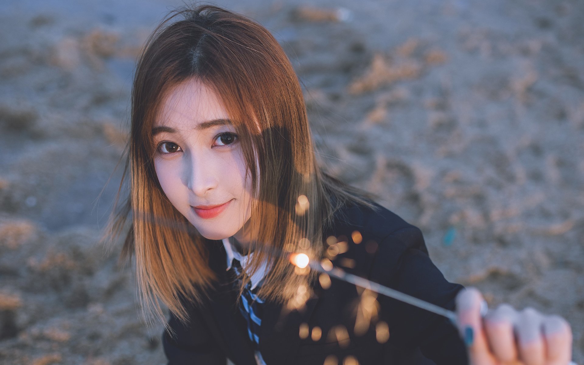 清纯,超甜美制服少女