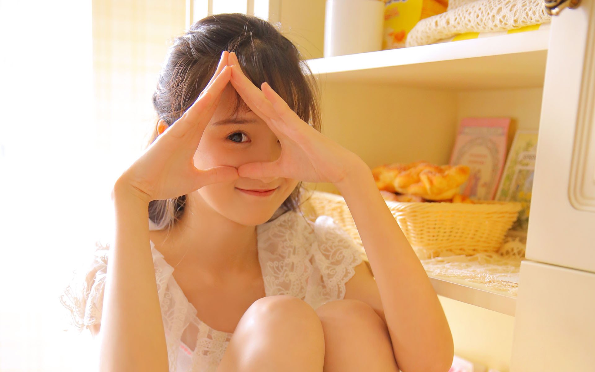 清纯,日系萝莉美女,甜美