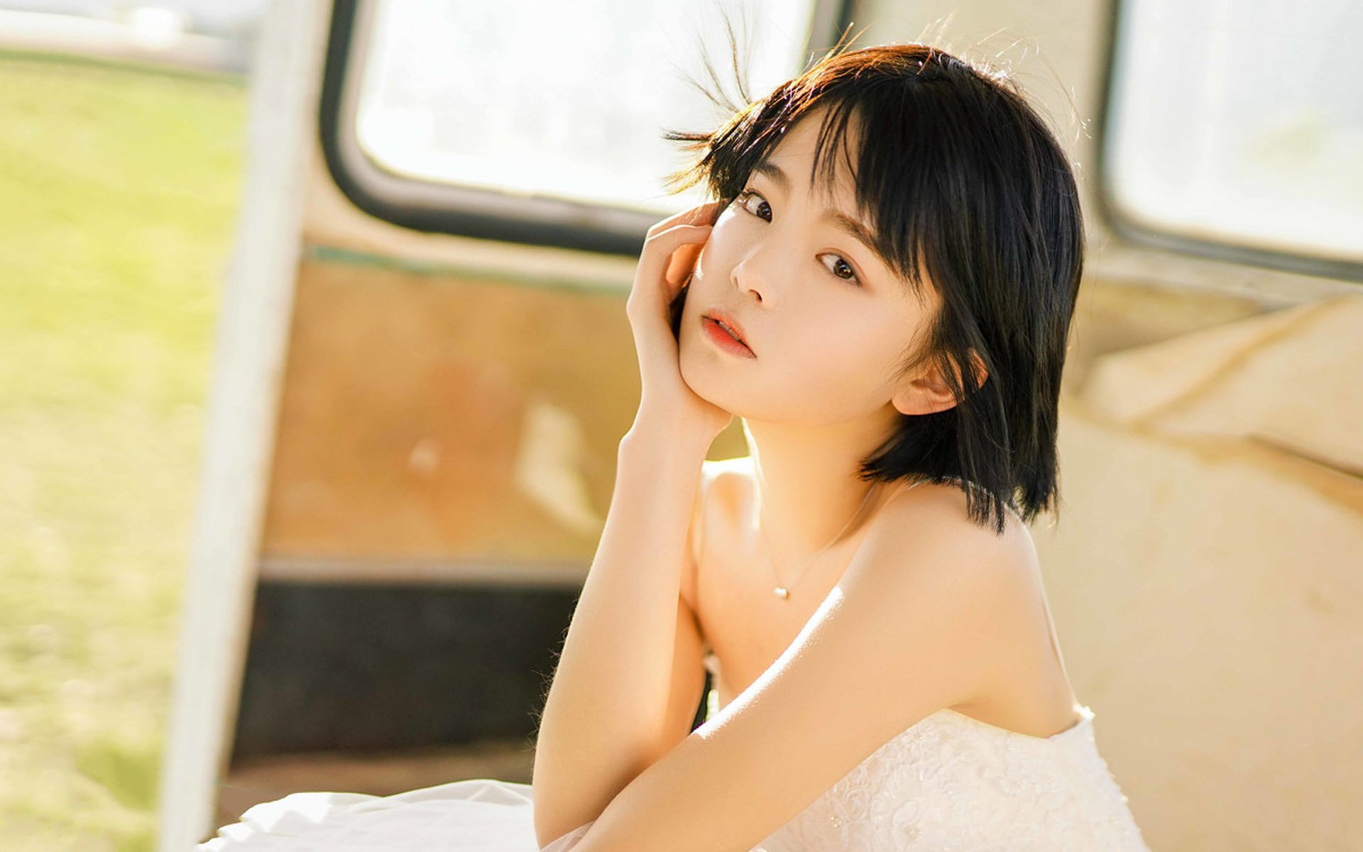 清纯,清新美女唯美