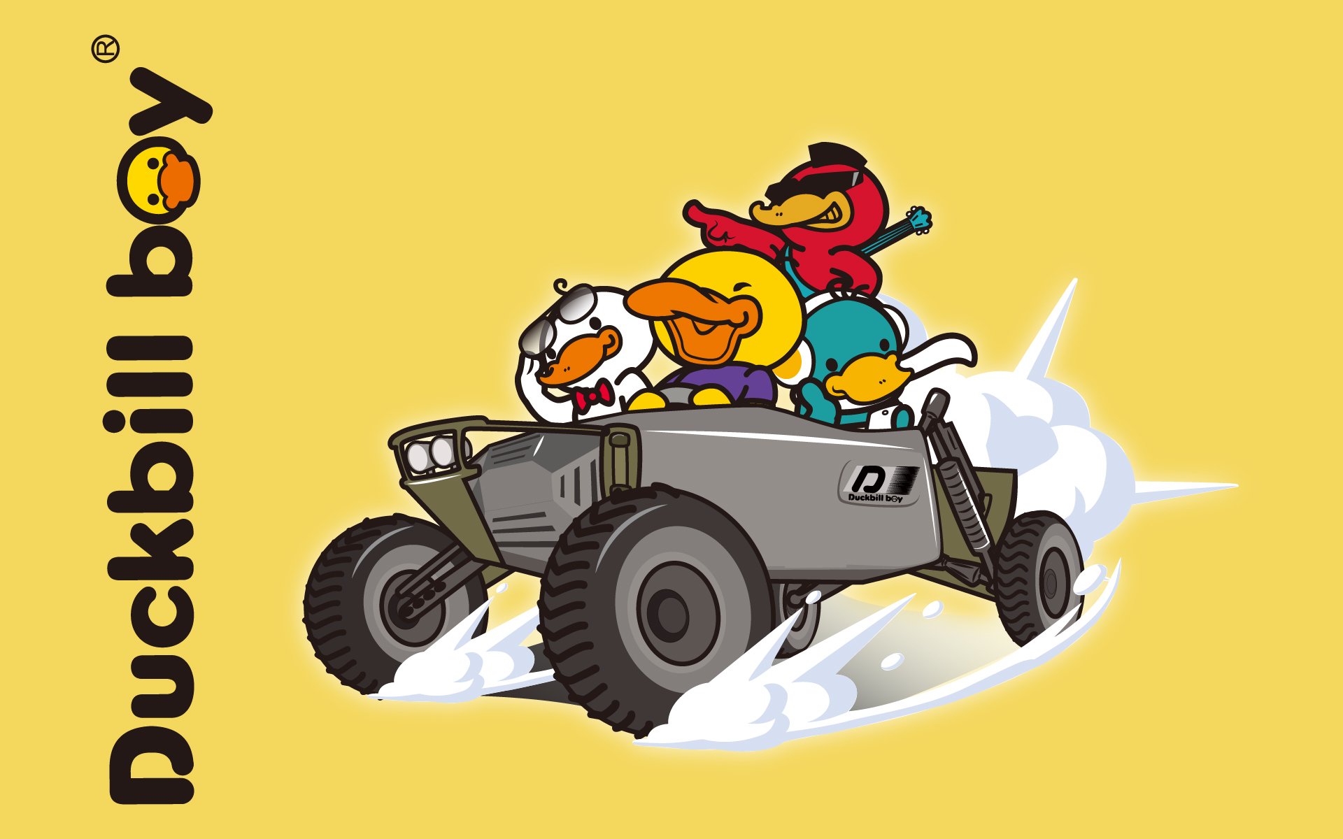 卡通,鸭嘴兽男孩