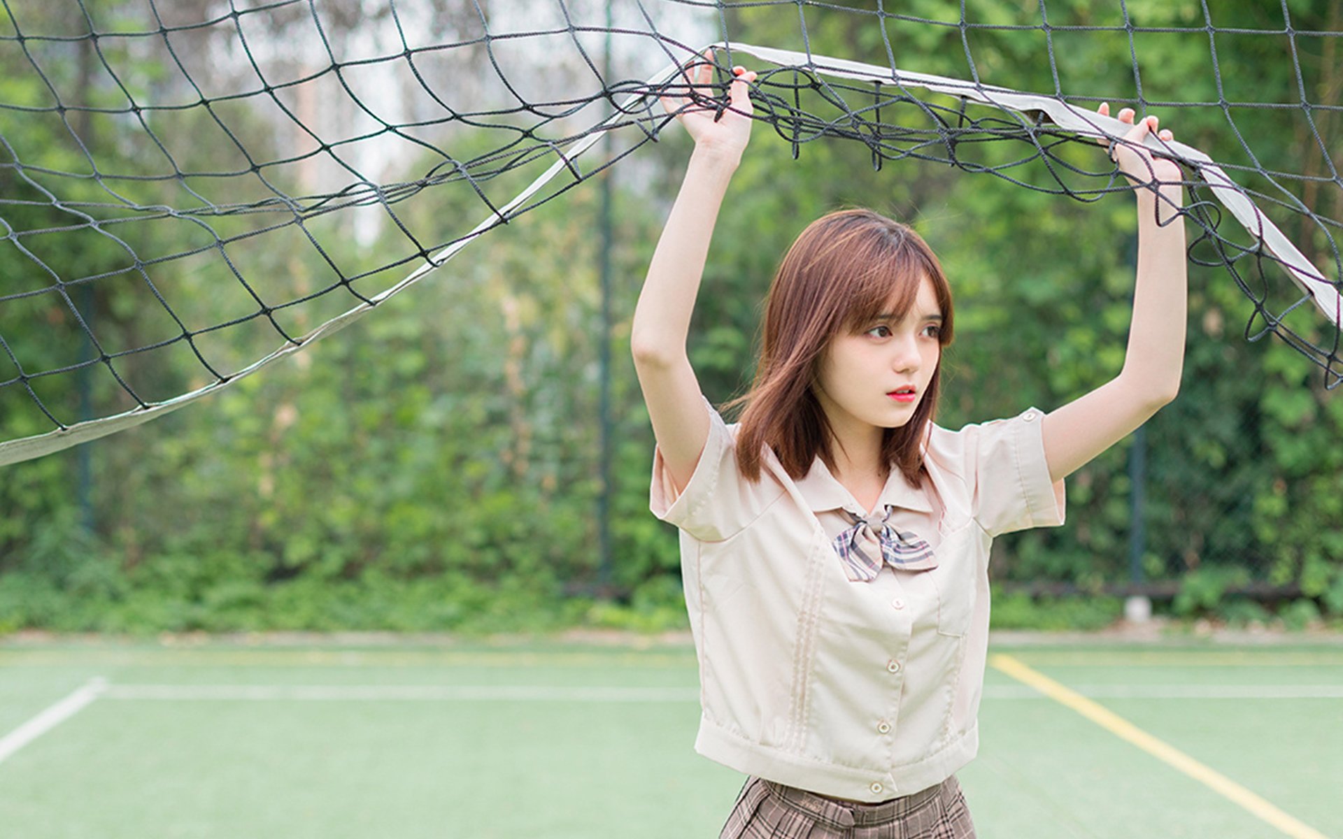 清纯,日系甜美制服学生妹