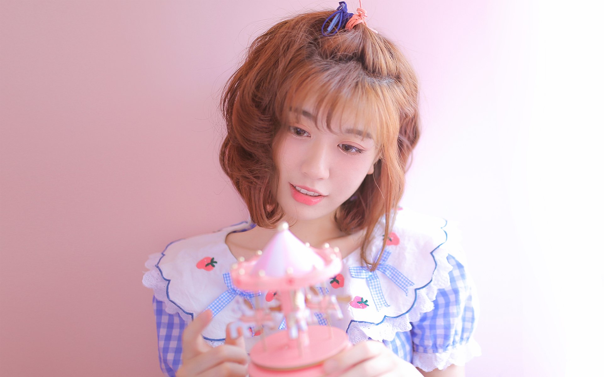 清纯,梦幻少女粉红诱惑