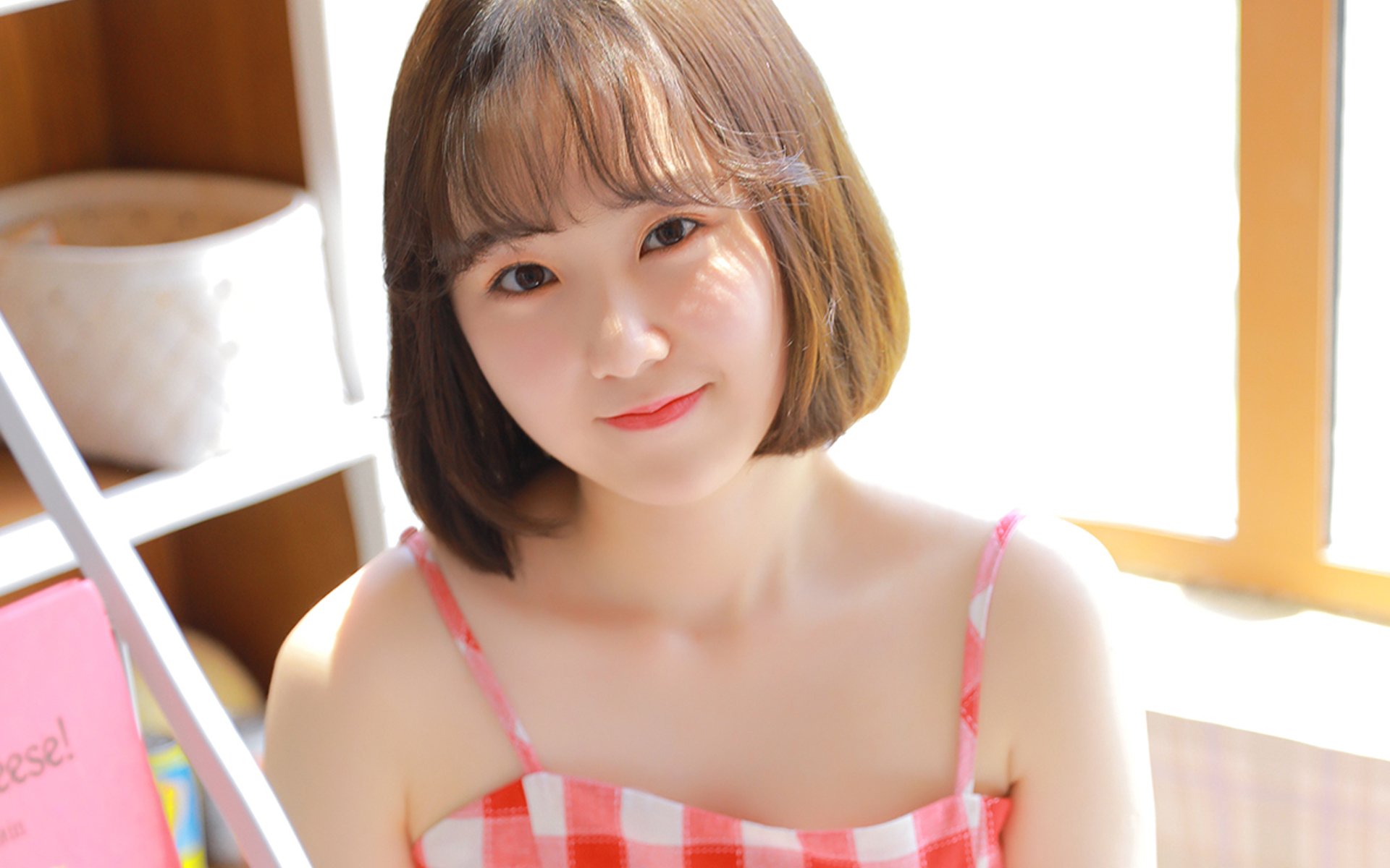 清纯,可爱,短发,美女,清新