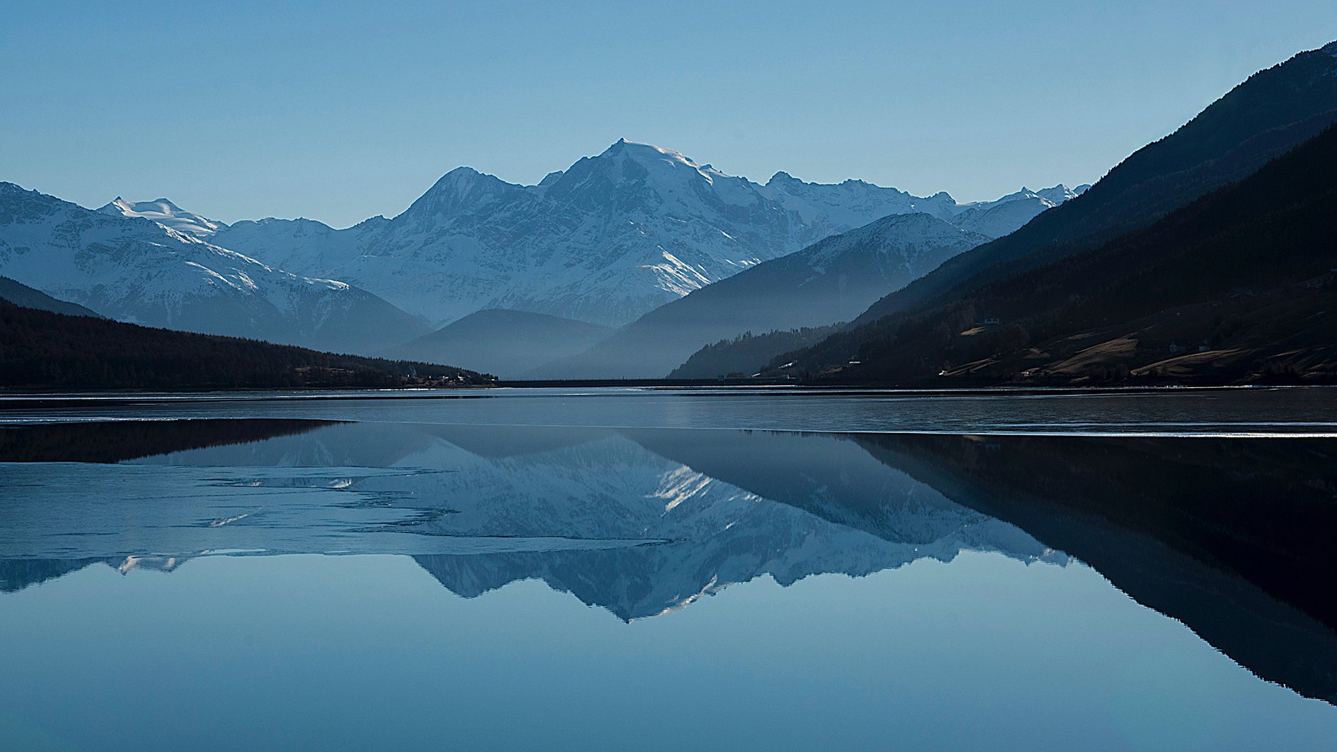 自然风光,高山,流水,壮阔美景,山川