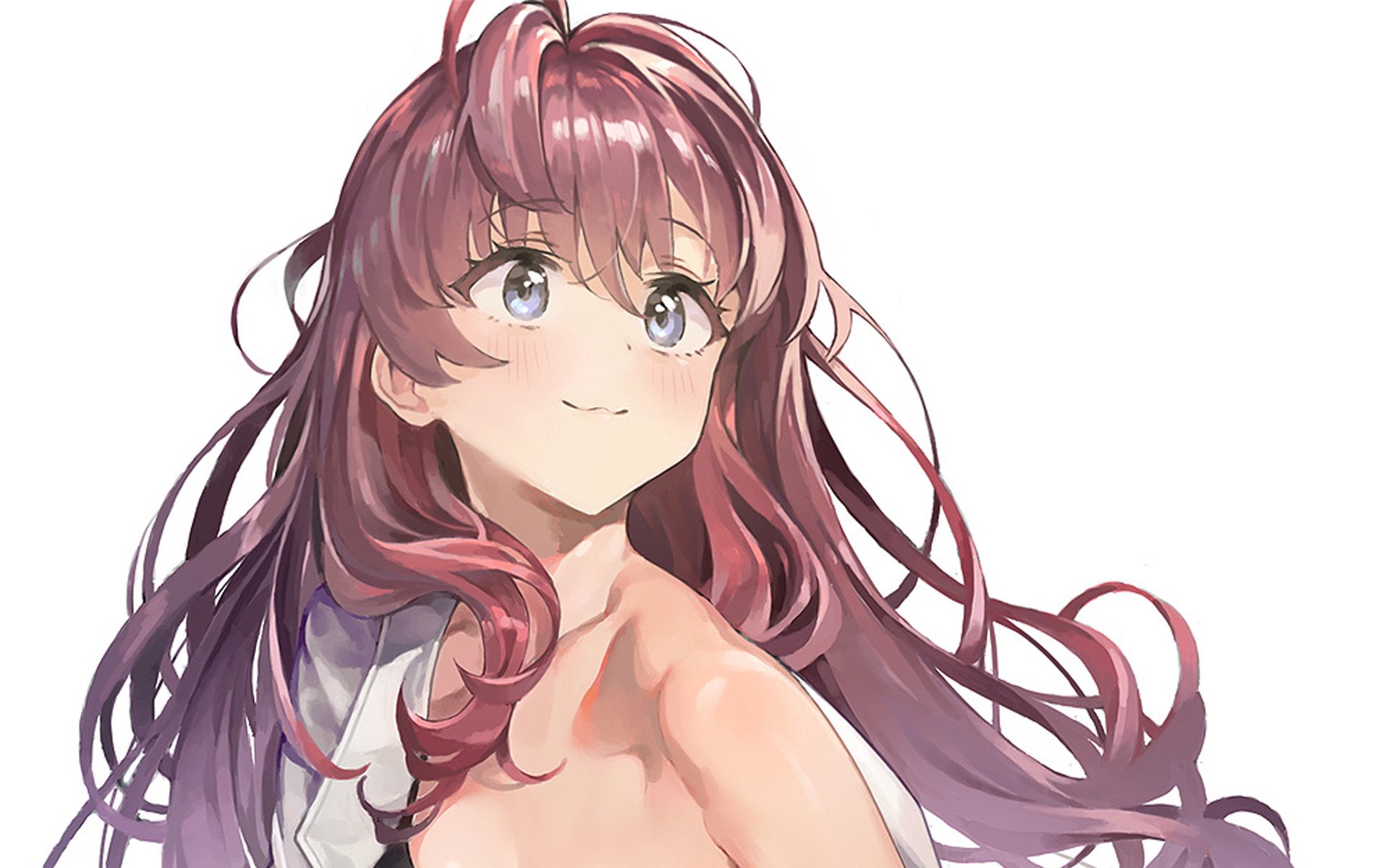 二次元手绘卡通,美女