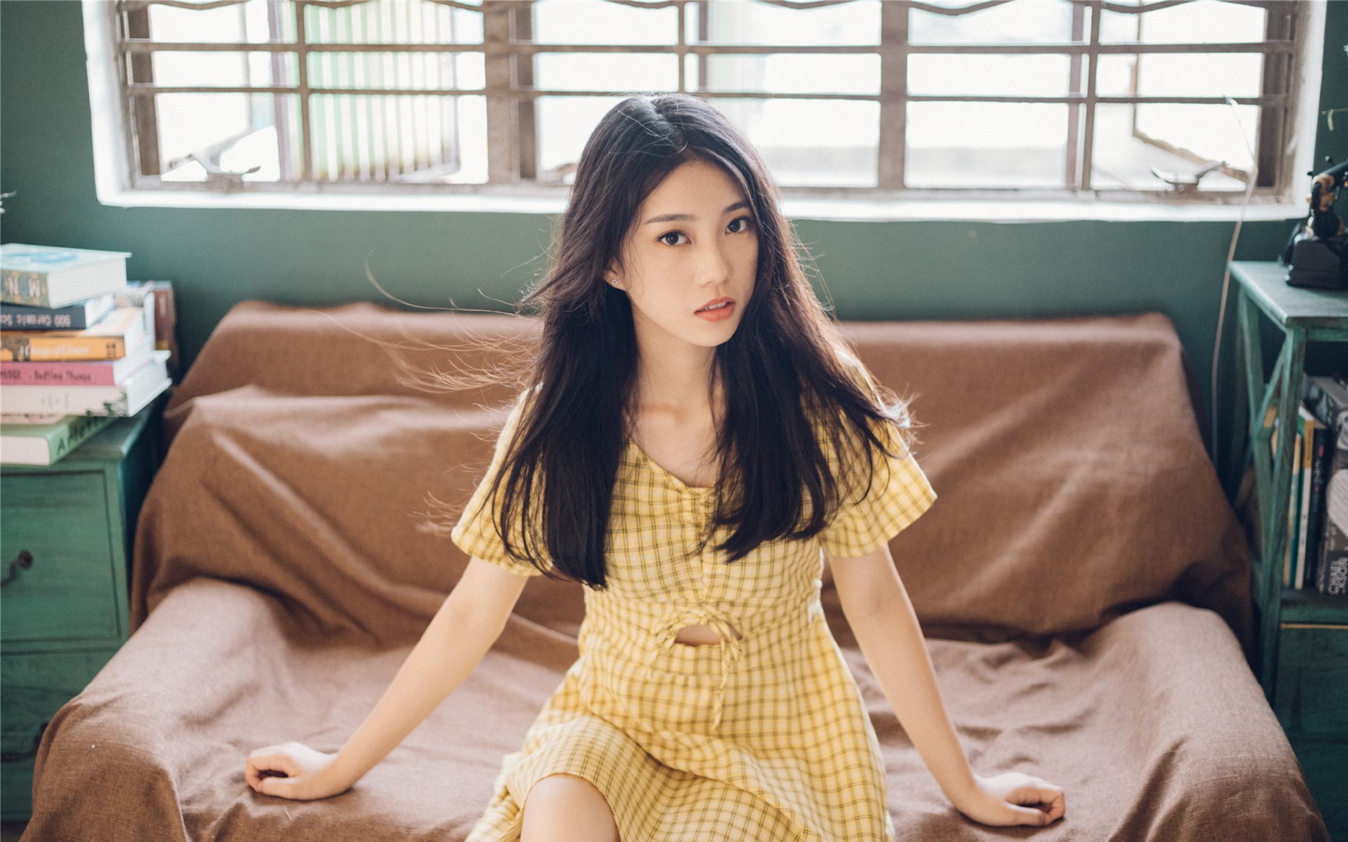 清纯,长发美女,复古,气质