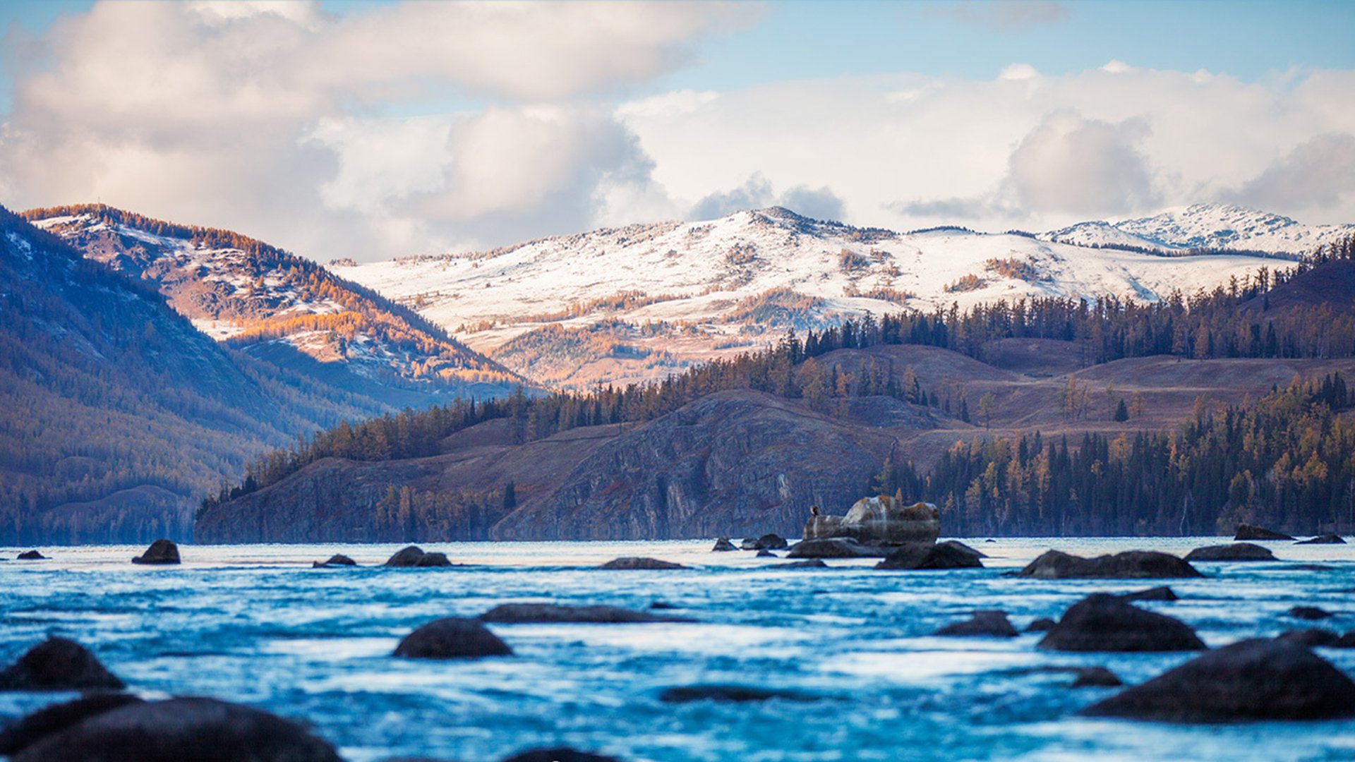 自然风光,新疆喀纳斯秋色美景