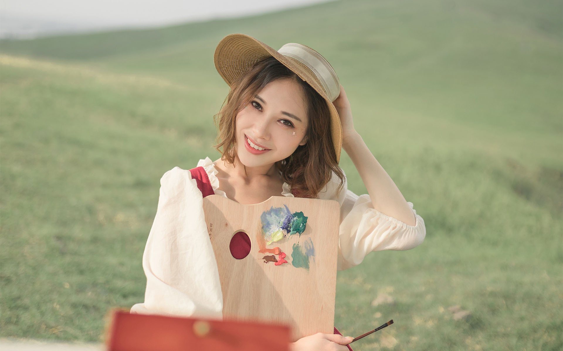 清纯,气质,文艺,户外,美女