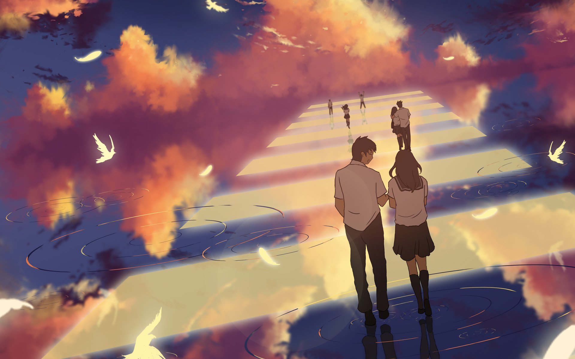 日动漫同人手绘,浪漫