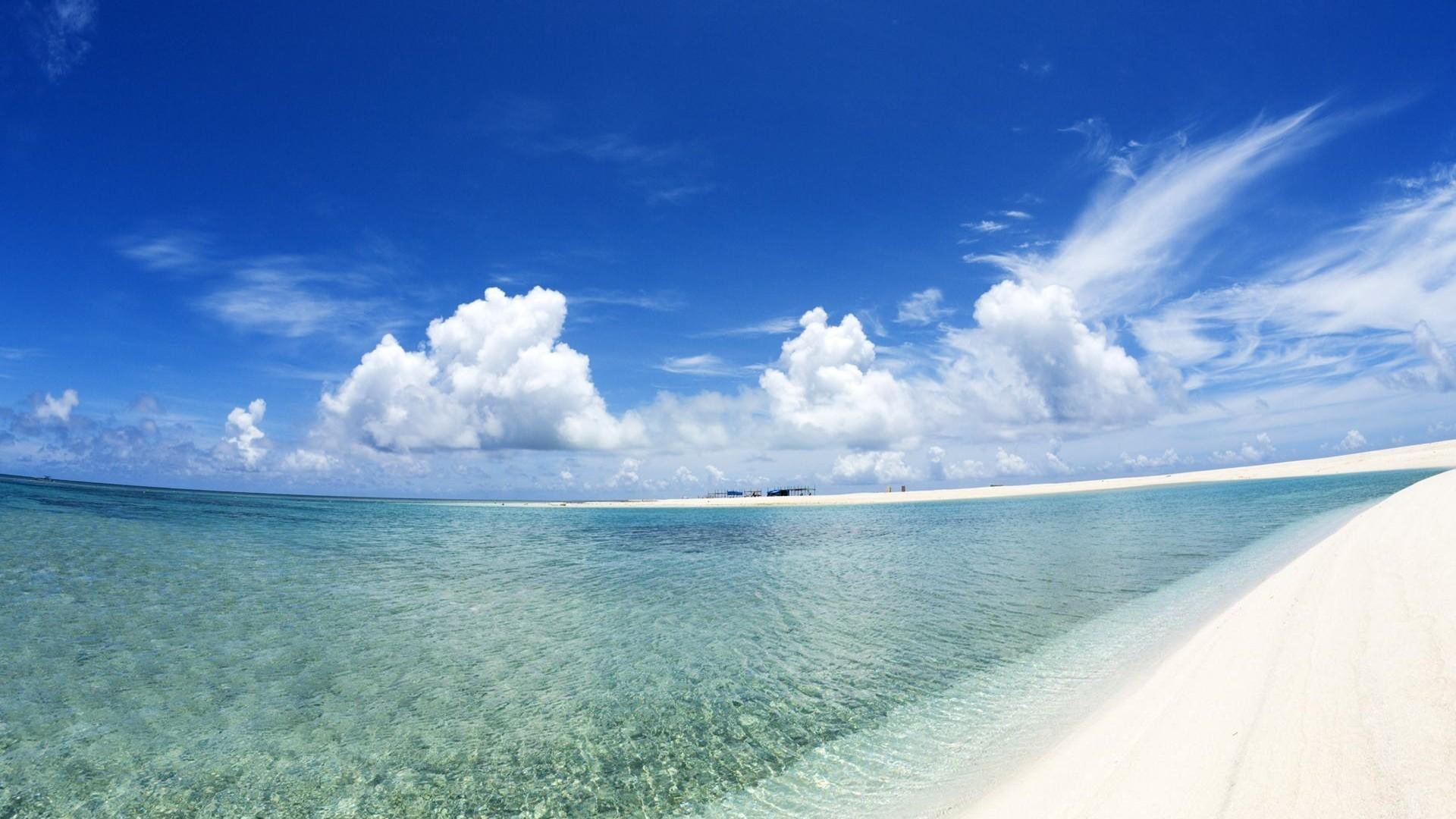 海洋天堂,蓝色大海风景