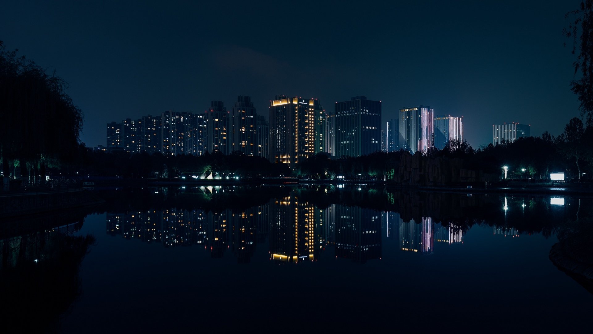 城市夜景,高清唯美城市夜景