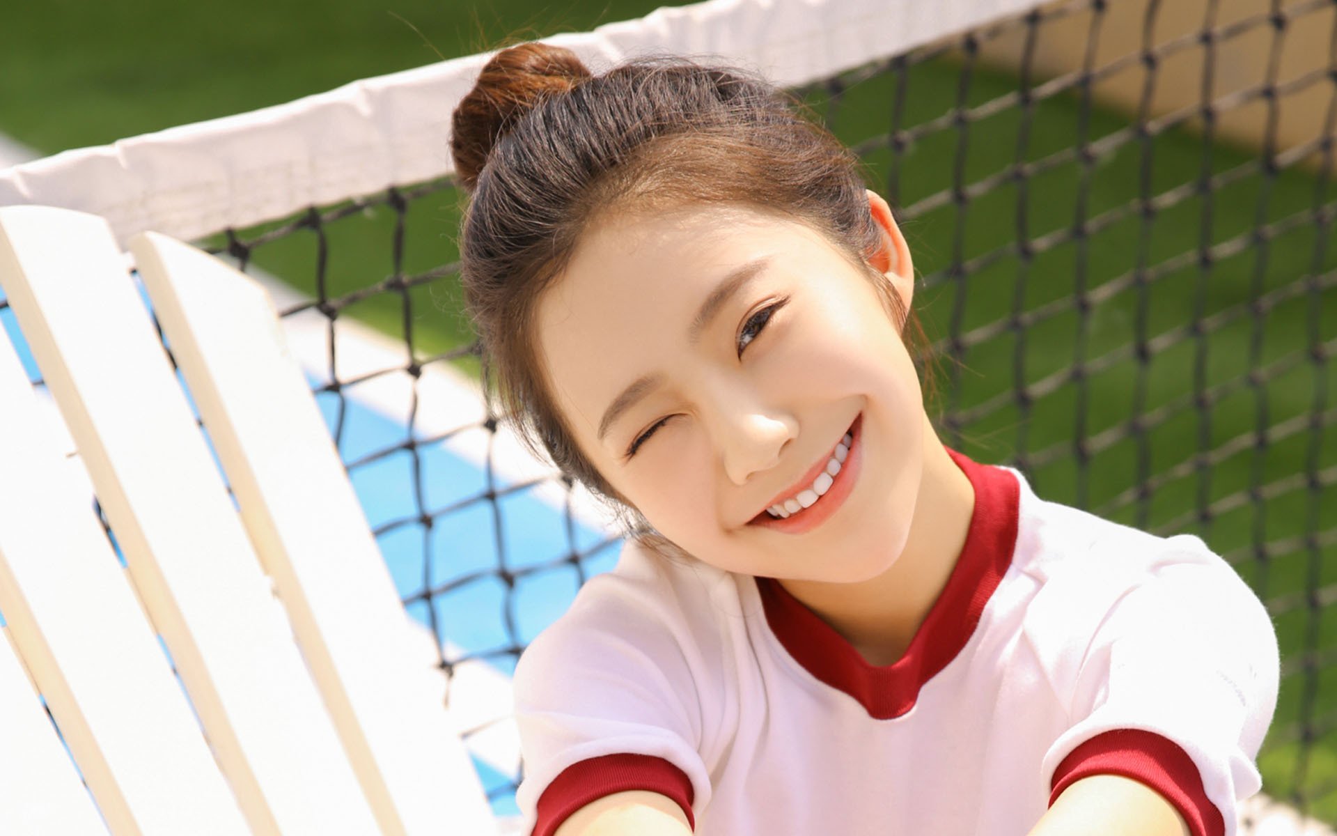 清纯,丸子头美女,学生妹,可爱