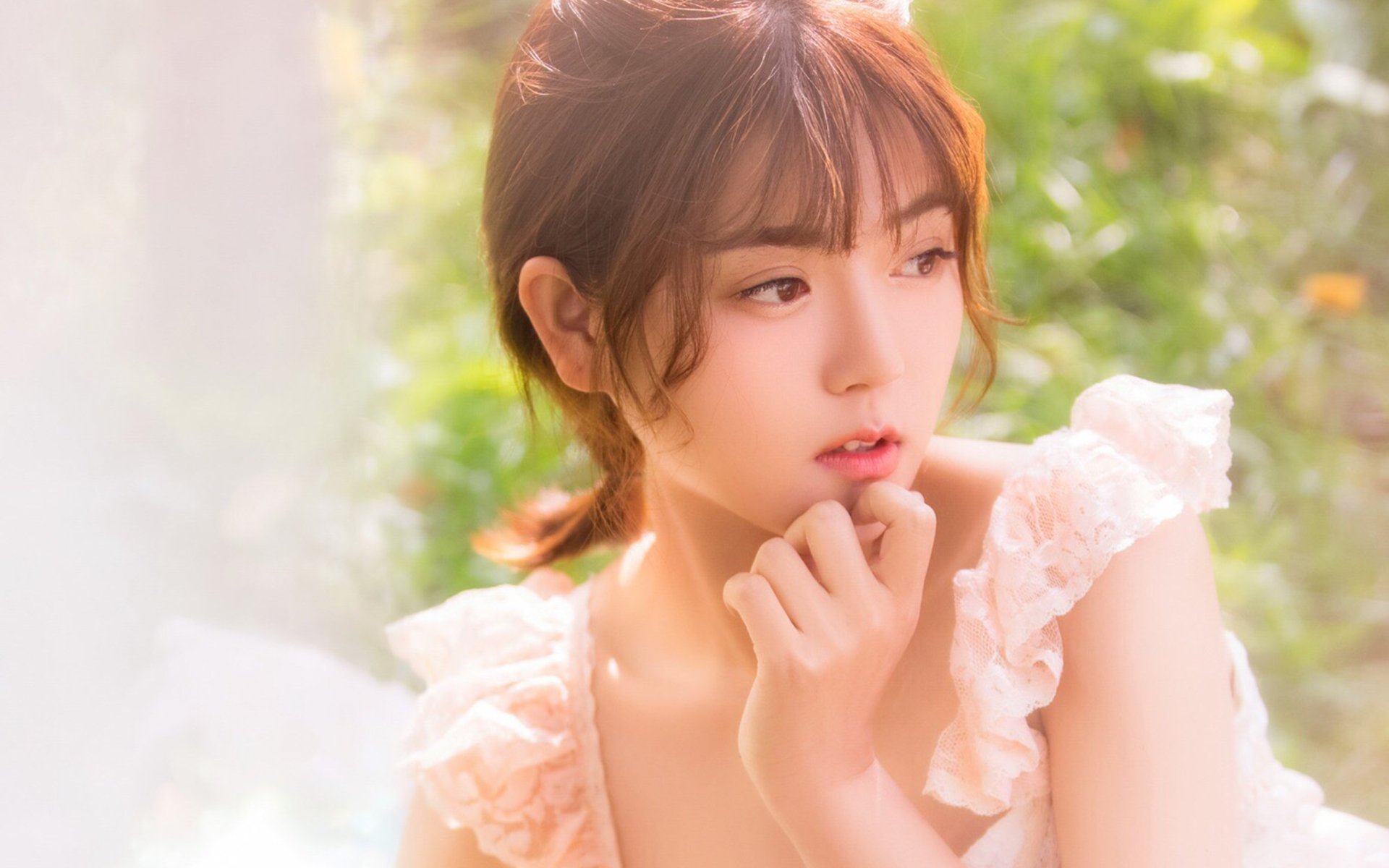 清纯,治愈系甜美少女