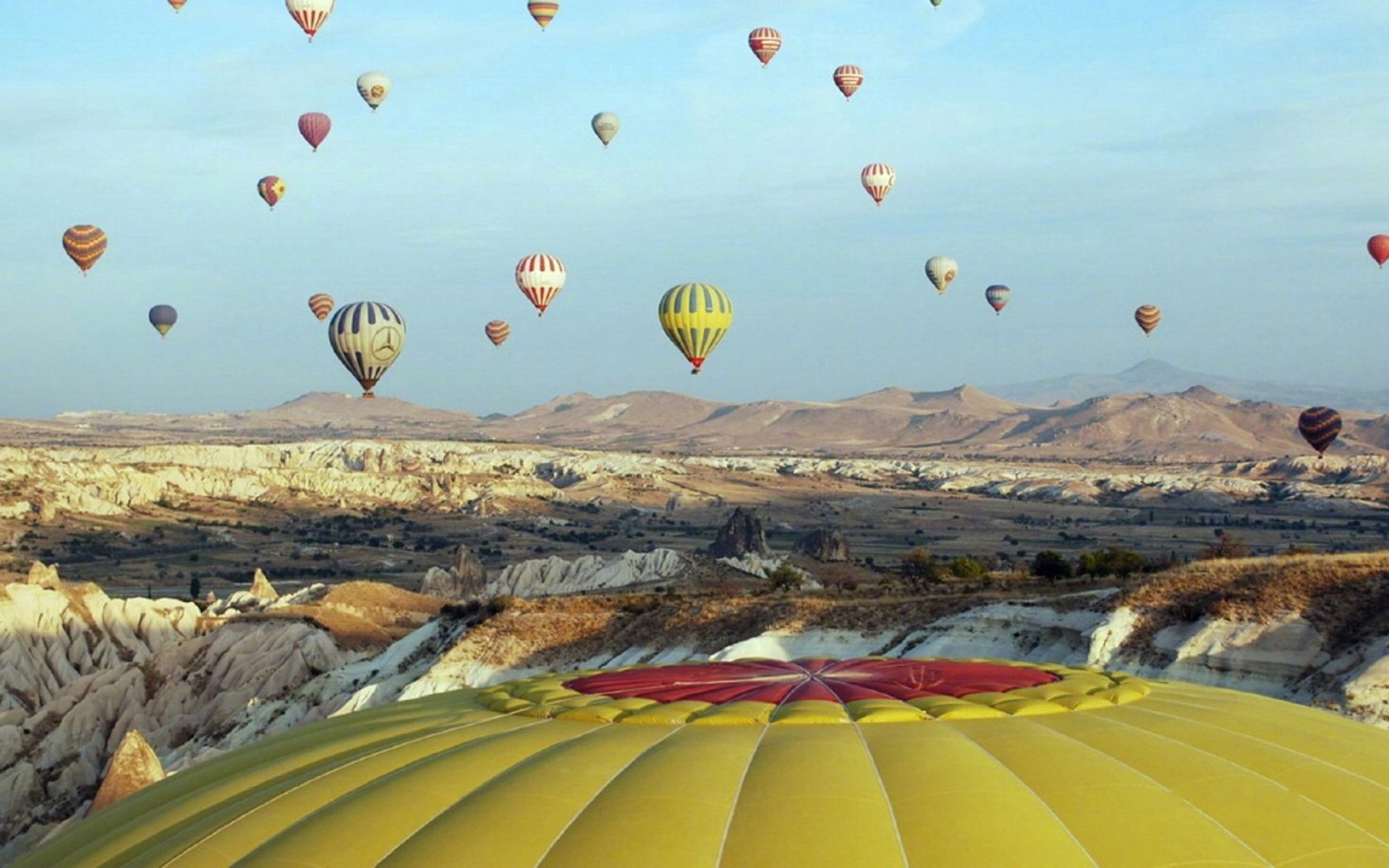 自然风光,五彩缤纷热气球