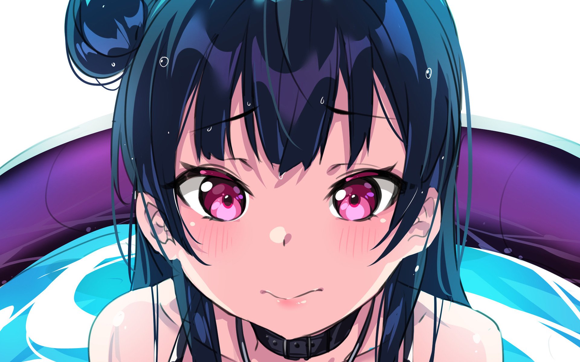 二次元手绘卡通,美女