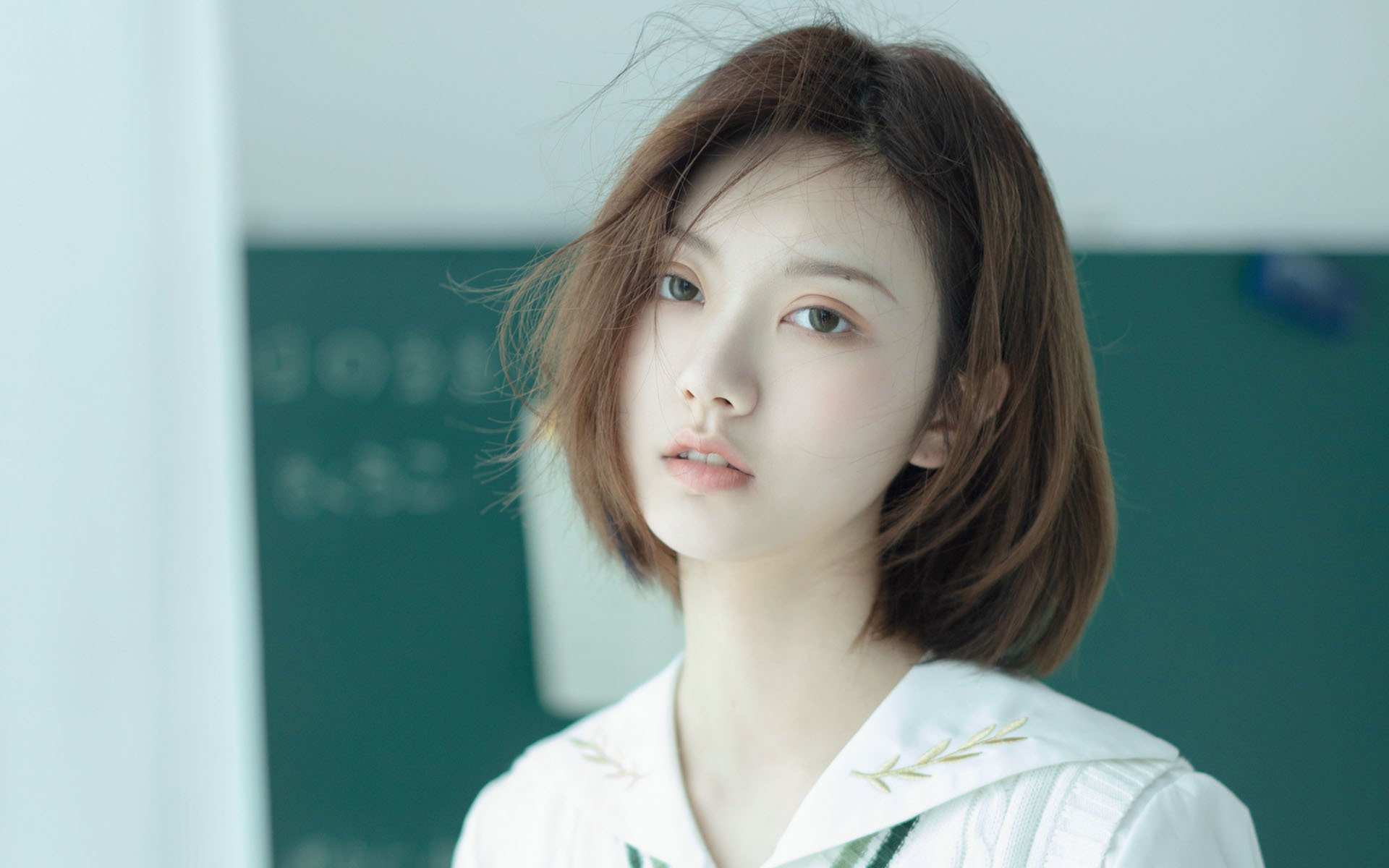 清纯,短发,可爱美女,气质