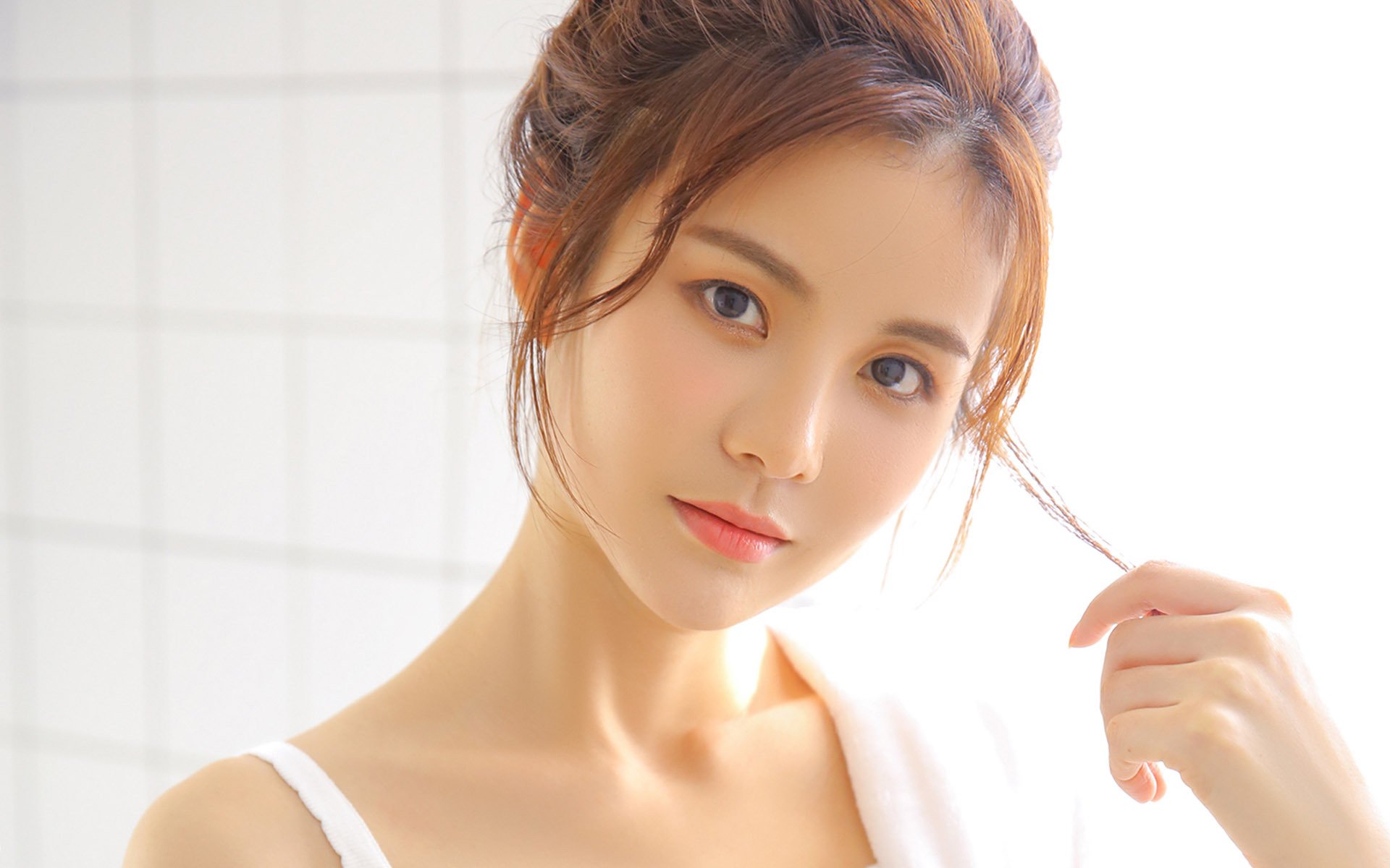 清纯,吊带美女,性感