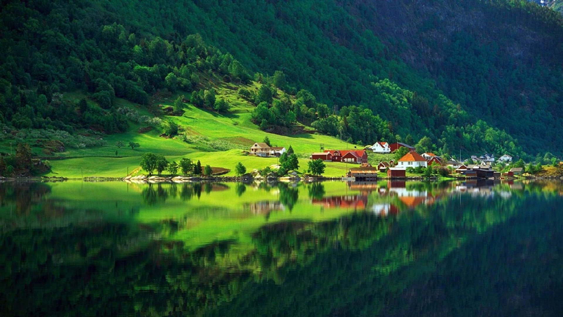 蓝天白云,清新怡人自然风光