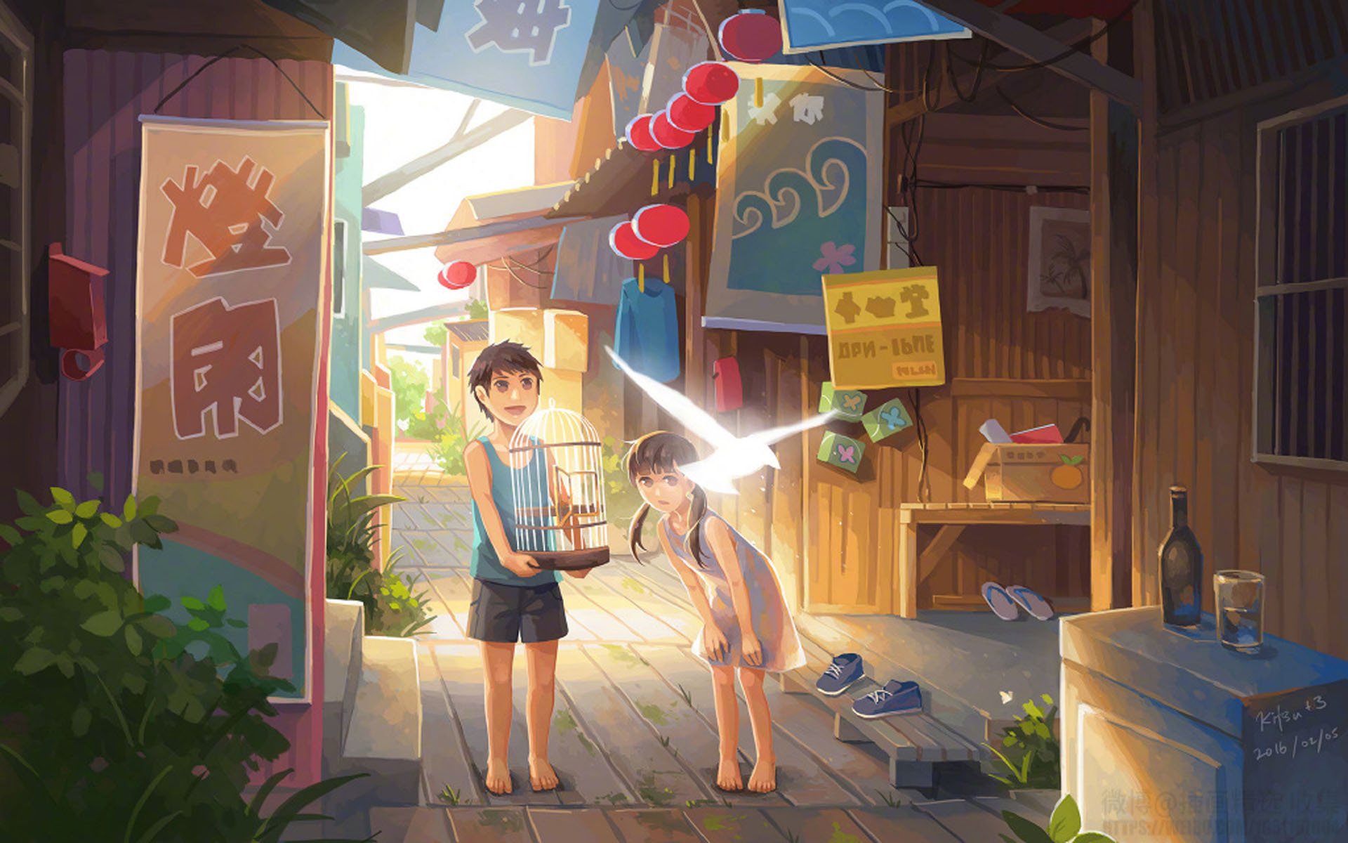 动漫,动漫唯美场景